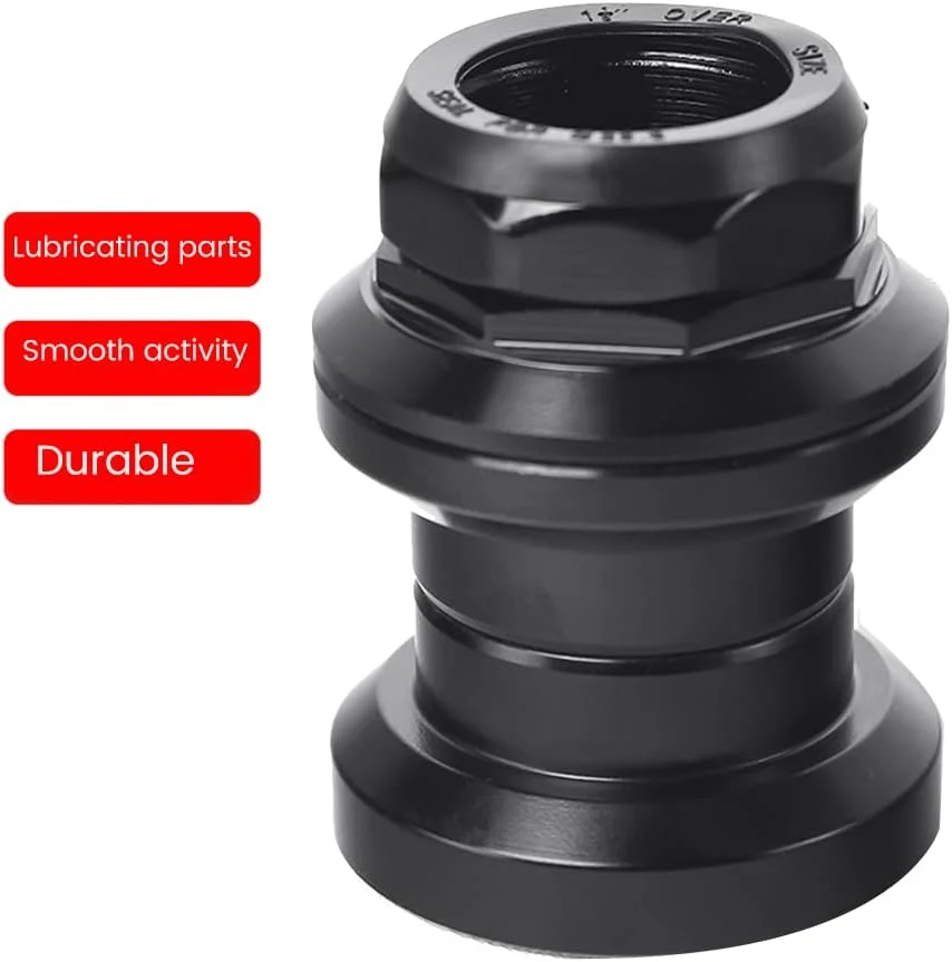 هدست دوچرخه 34 میلی متری برای دوچرخه کوهستان و جاده، هدست های اکسترنال بدون رزوه با بلبرینگ های مهر و موم شده، قطعات دوچرخه مشکی