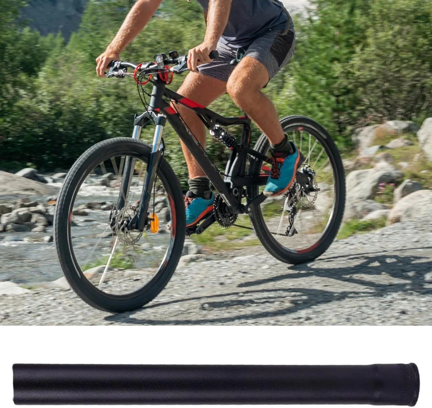 لوله فرمان دوچرخه کوهستان، لوله فرمان مخروطی آلیاژ آلومینیوم | قطعات جایگزین دوچرخه برای سواری شهری، رفت و آمد، ماجراجویی در مسیر و آخر هفته