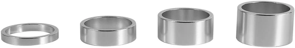 مجموعه واشر هدست Sorandy در اندازه‌های 5، 10، 15 و 20 میلی‌متر، واشر چنگال جلویی آلومینیومی سازگار با محیط زیست، 4 رنگ