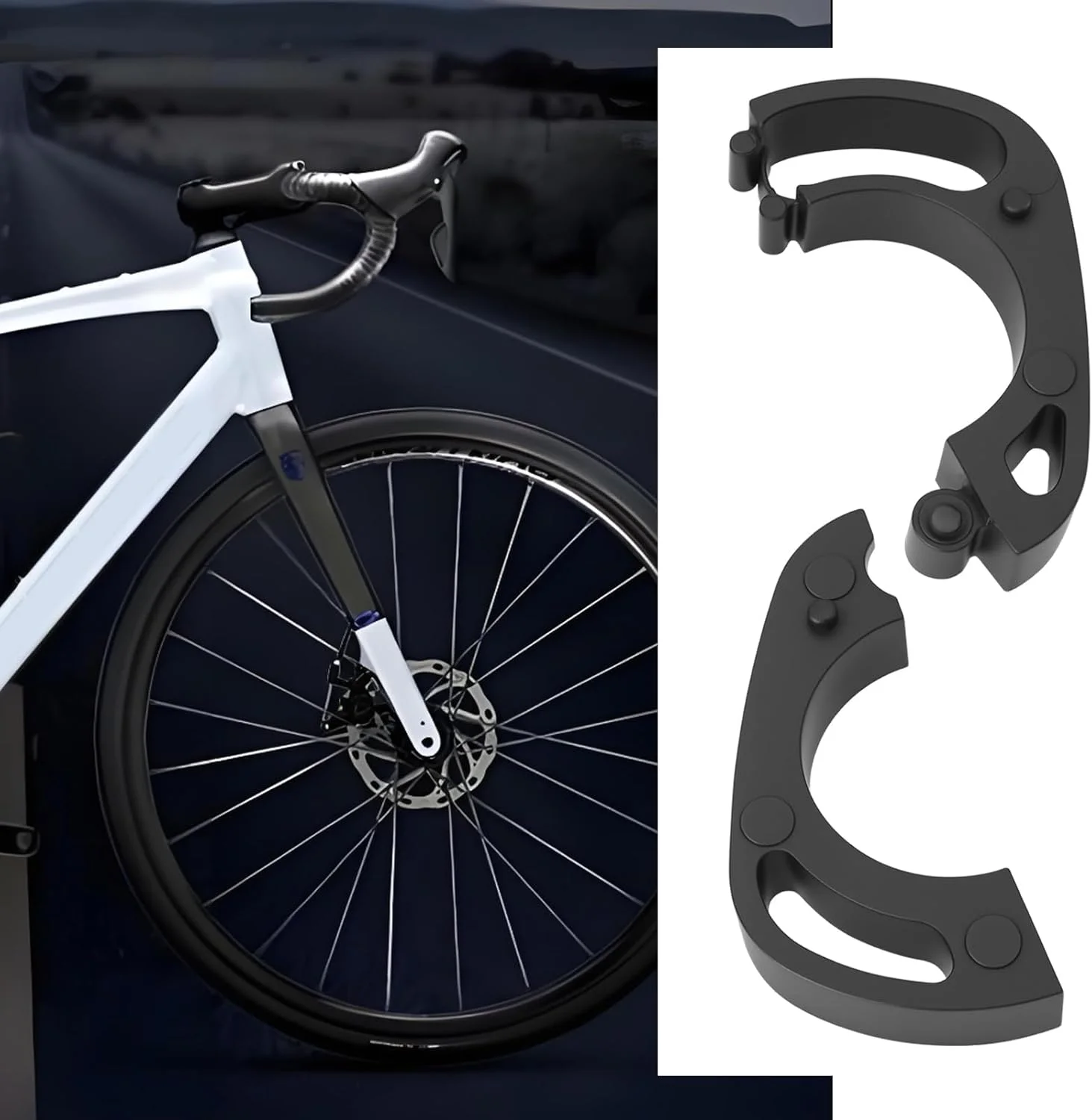 SING F LTD 2 عدد اسپیسر فرمان دوچرخه کورسی، اسپیسر هدست سیم کشی داخلی، اسپیسر استم ACR برای دوشاخ با قطر 28.6 میلی متر (1-1/8 اینچ)