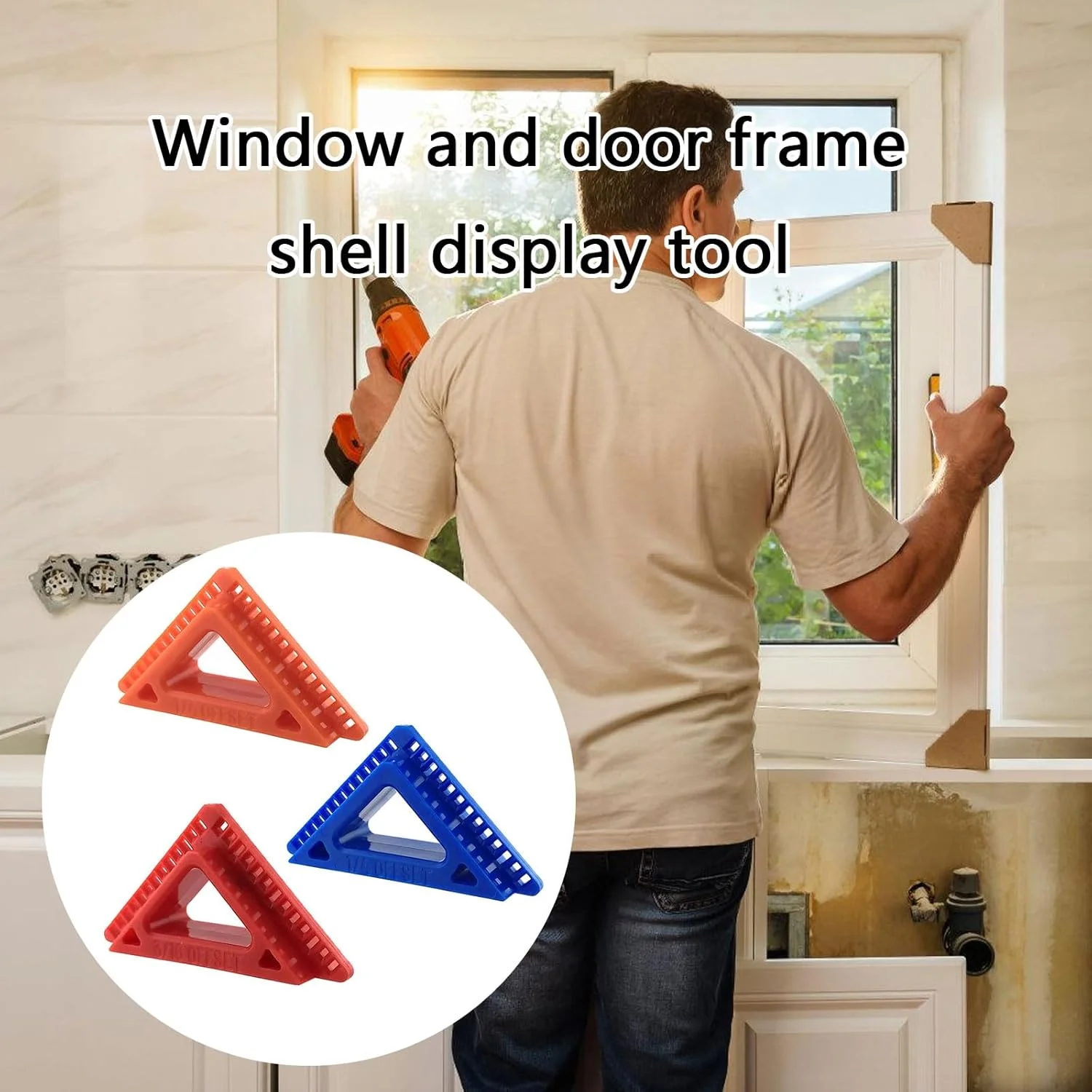 ابزار اندازه گیری چند منظوره برای نجاری حرفه ای، ابزار فاصله گذاری برای فاصله گذاری یکنواخت در قاب در و پنجره، ابزار کوچک برای افزایش بهره وری نجاری ابزار اندازه گیری چند منظوره برای نجاری حرفه ای، ابزار فاصله گذاری برای فاصله گذاری یکنواخت در قاب در و پنجره، ابزار کوچک برای افزایش بهره وری نجاری