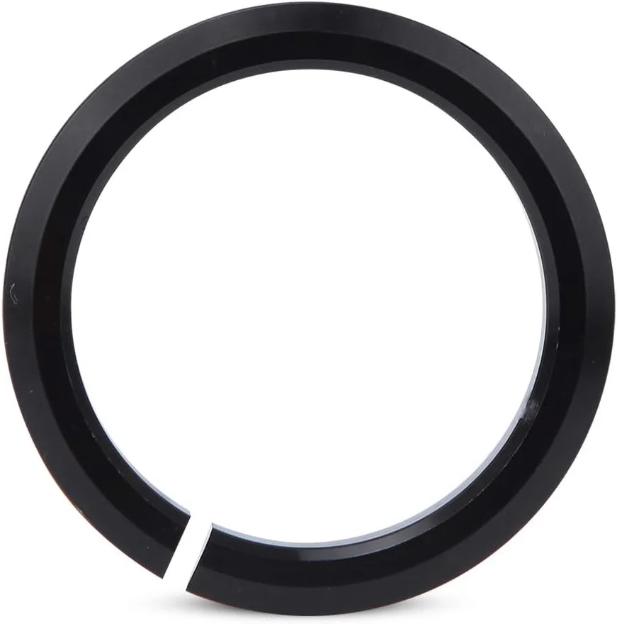 اسپیسر هدست دوچرخه آلومینیومی، قطر داخلی 39.8 میلی متر/1.6 اینچ، جایگزین نوع یکپارچه سنتی، مشکی