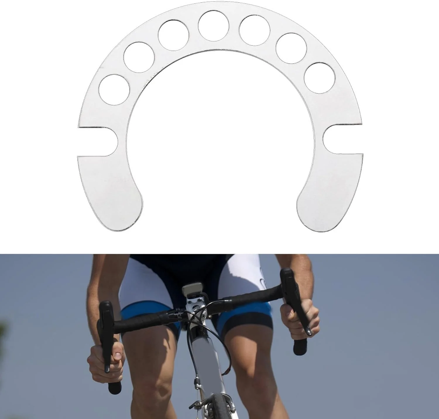 واشرهای فاصله‌انداز هدست دوچرخه با نصب آسان، ضخامت 1 تا 5 میلی‌متر، قابل تنظیم برای افزایش راحتی دوچرخه‌سواری، سختی بالا