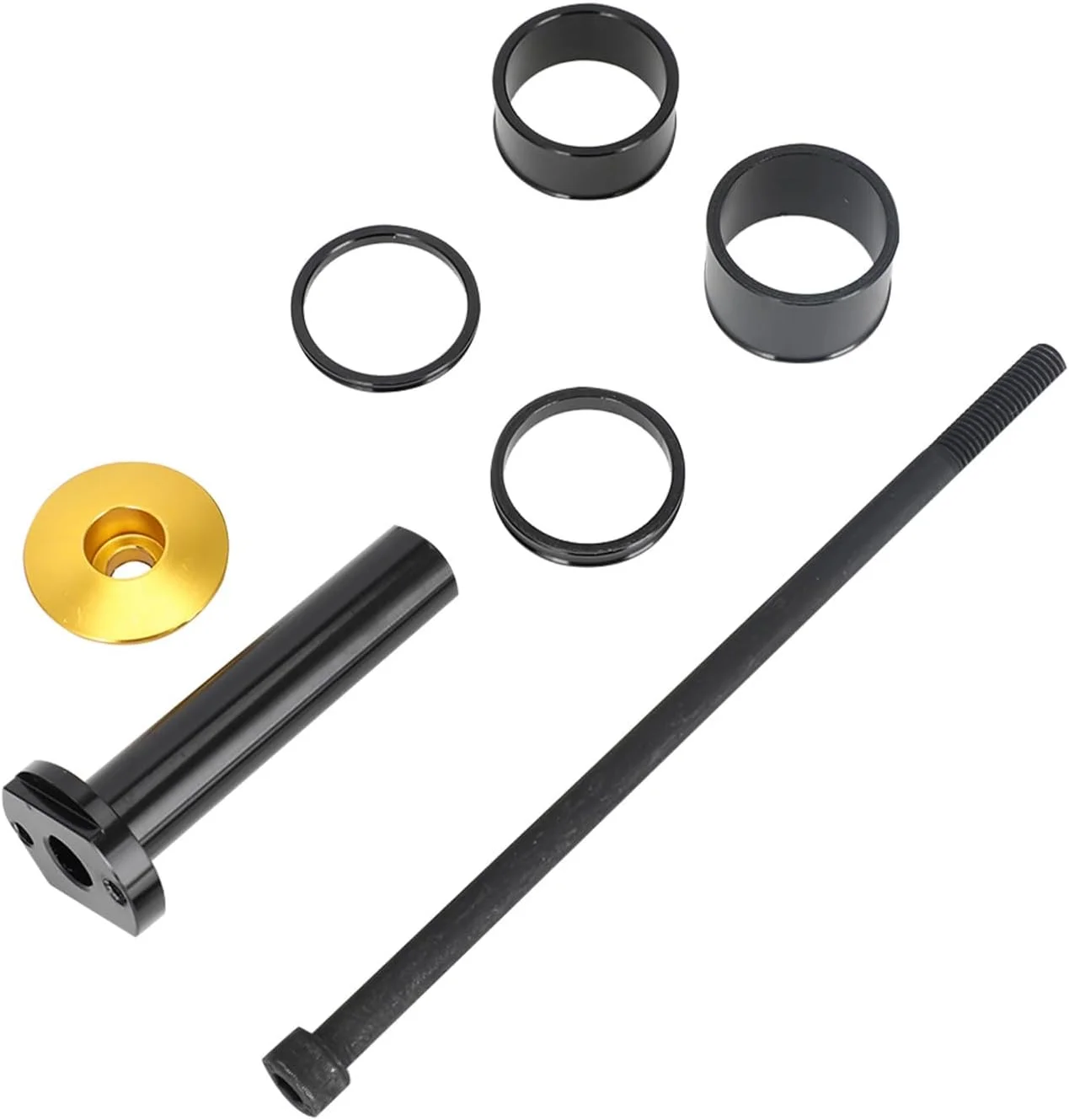 کیت قفل فرمان موتورسیکلت خاکی، درپوش هدست فرمان، پایه و اسپیسر CNC مناسب برای سورون Sur Ron LBX تالاریا استینگ MX3/MX4 تالاریا XXX E-Ride Pro SR S SS 2.0 3.0 موتورسیکلت برقی 79Bike طلایی