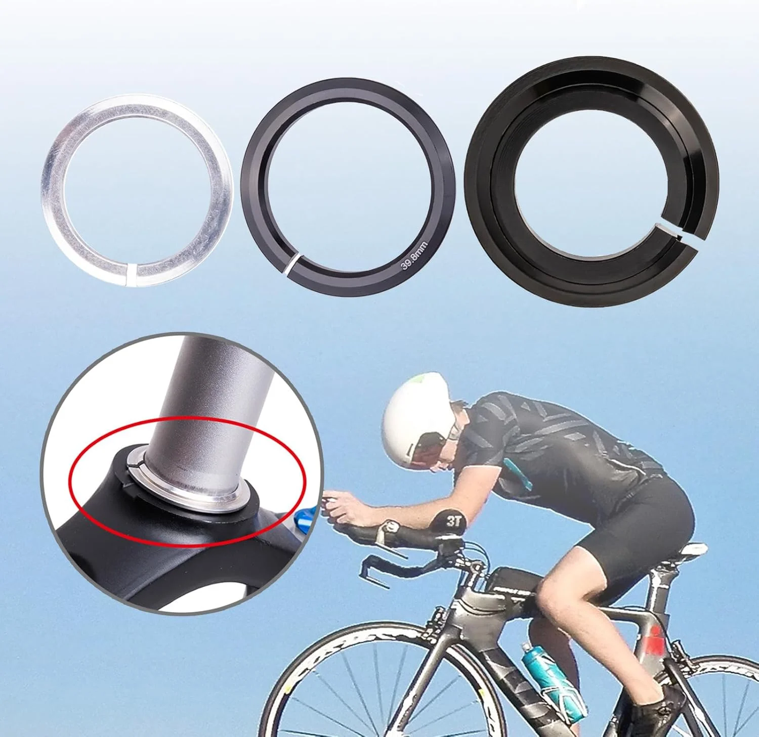 پایه هدست دوچرخه حلقه فشاری آداپتورهای تبدیل دوشاخ جلو اسپیسر تاج مسابقه پایه جایگزین هدست دوچرخه تاج مسابقه پایه هدست دوچرخه حلقه فشاری آداپتورهای تبدیل دوشاخ جلو اسپیسر تاج مسابقه پایه جایگزین هدست دوچرخه تاج مسابقه