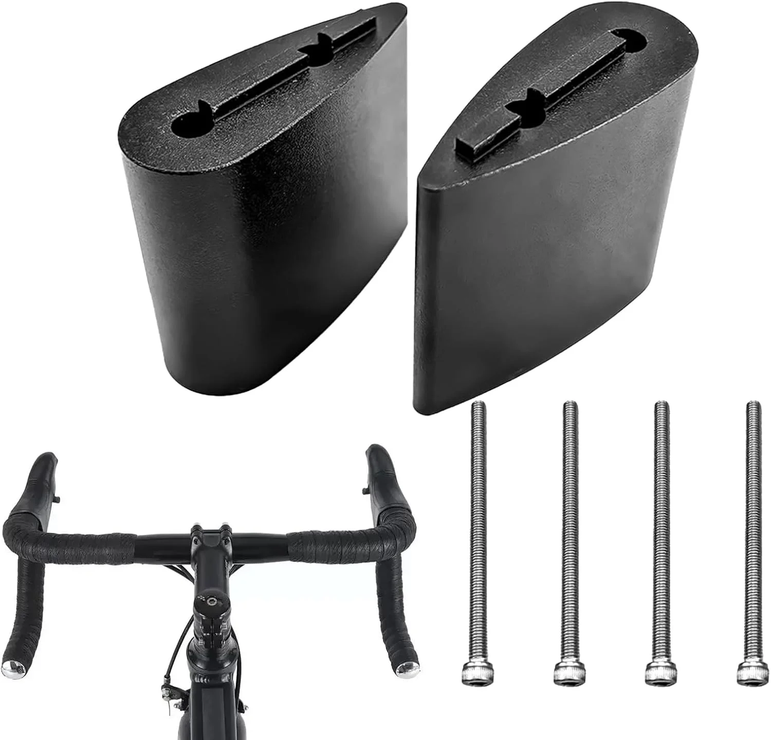 فاصله‌اندازهای دسته دوچرخه، قطعات جایگزین میله فرمان دوچرخه - فاصله‌اندازهای کاسه فرمان دوچرخه 5/10/20/40 میلی‌متری | برای تعمیر و نگهداری دوچرخه‌های کوهستانی و جاده‌ای مناسب برای دوچرخه‌سواران