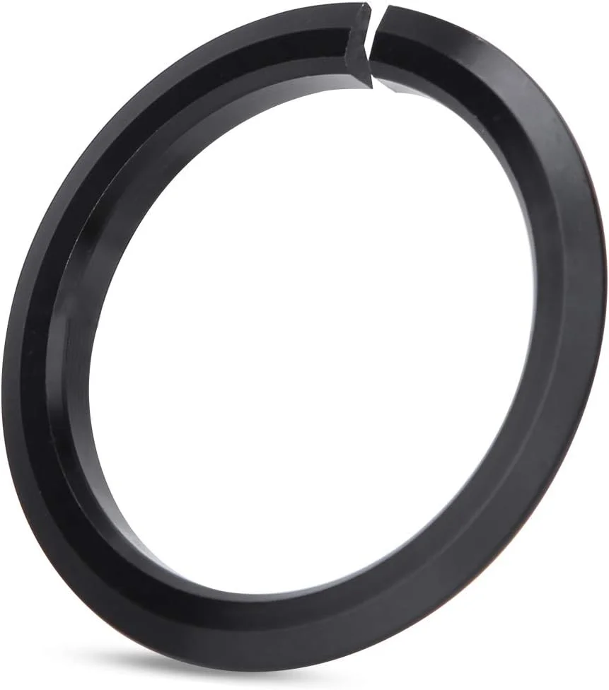 پایه هدست دوچرخه آلومینیومی بادوام Cryfokt، اسپیسر سبک وزن هدست دوشاخ برای دوچرخه کوهستان و جاده، مشکی