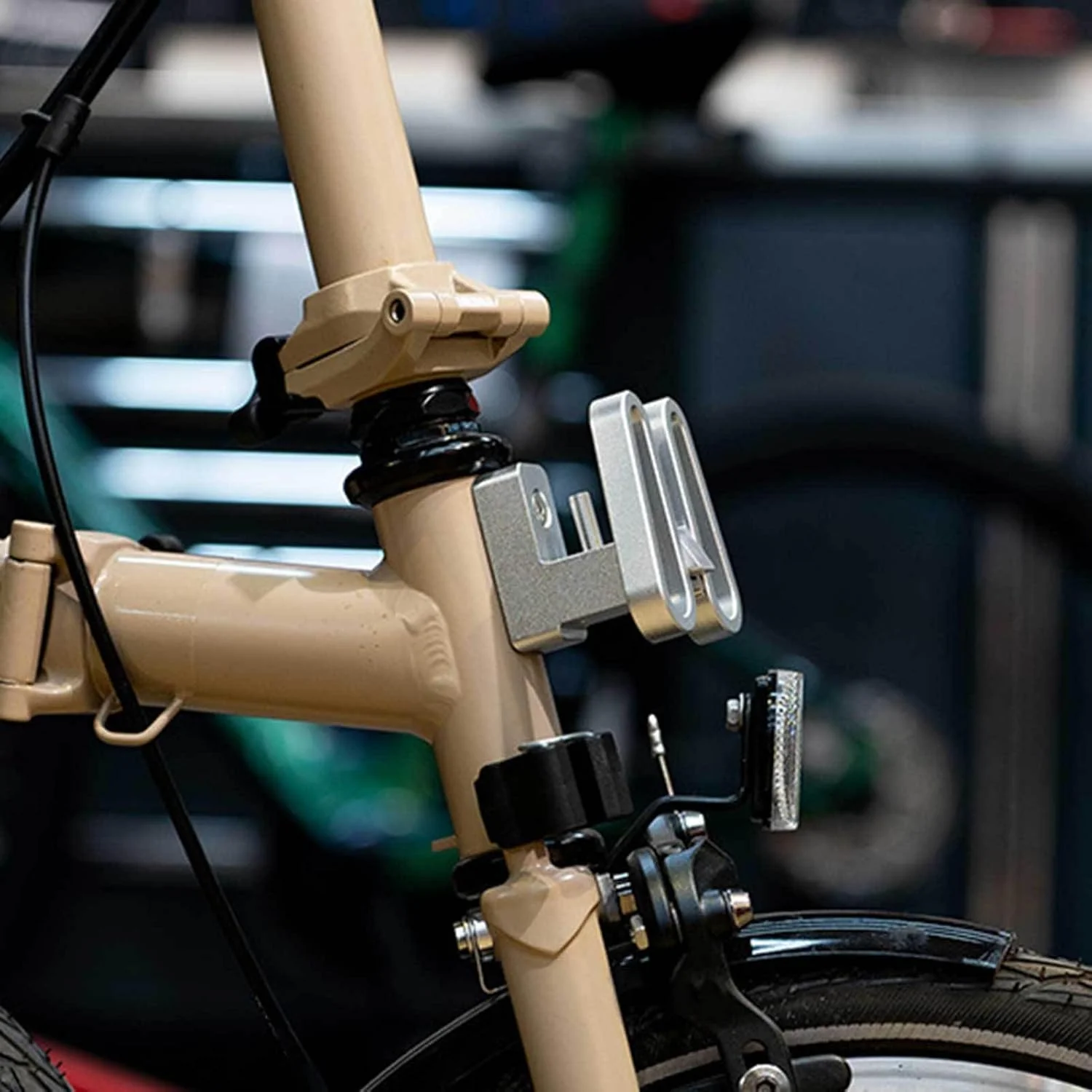 نگهدارنده جلویی دوچرخه | براکت نگهدارنده کیف بلوک جلویی دوچرخه، قطعات جایگزین برای سفر، کوهستان، تحویل، کمپینگ، پارک، مدرسه، گاراژ، ساحل