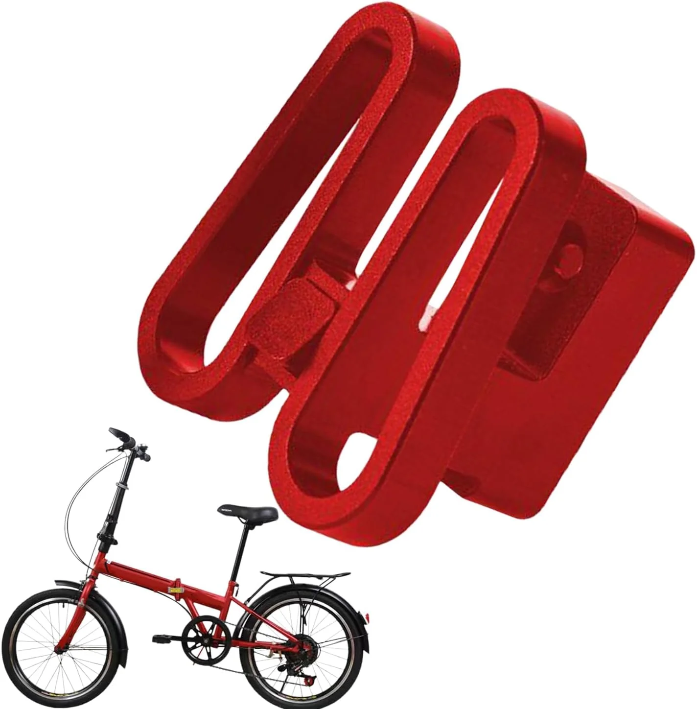 آداپتور جلویی قاب دوچرخه - بلوک نگهدارنده جلویی دوچرخه آلیاژ آلومینیوم - قفسه بار برای فروشگاه، مدرسه، تحویل، گاراژ، پارک، ساحل، کار، جاده، کوهستان، کمپینگ، پیک نیک