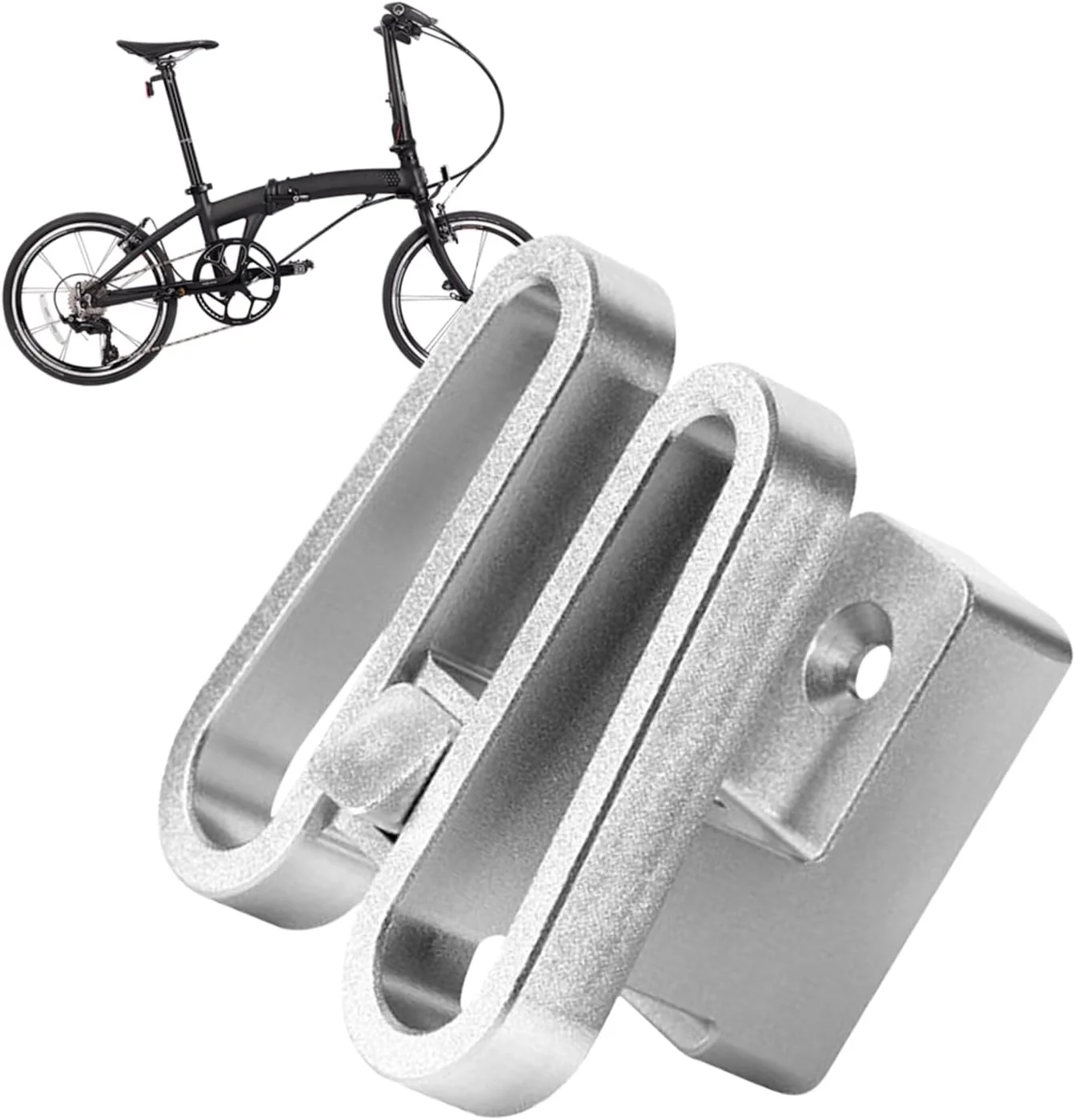 نگهدارنده جلویی دوچرخه | آداپتور قاب دوچرخه، پایه بلوک جلویی | قفسه بار برای کمپینگ در فضای باز، کوهستان، تحویل، مدرسه، دانشگاه، سفر ساحلی، جاده، پارک، پیک نیک