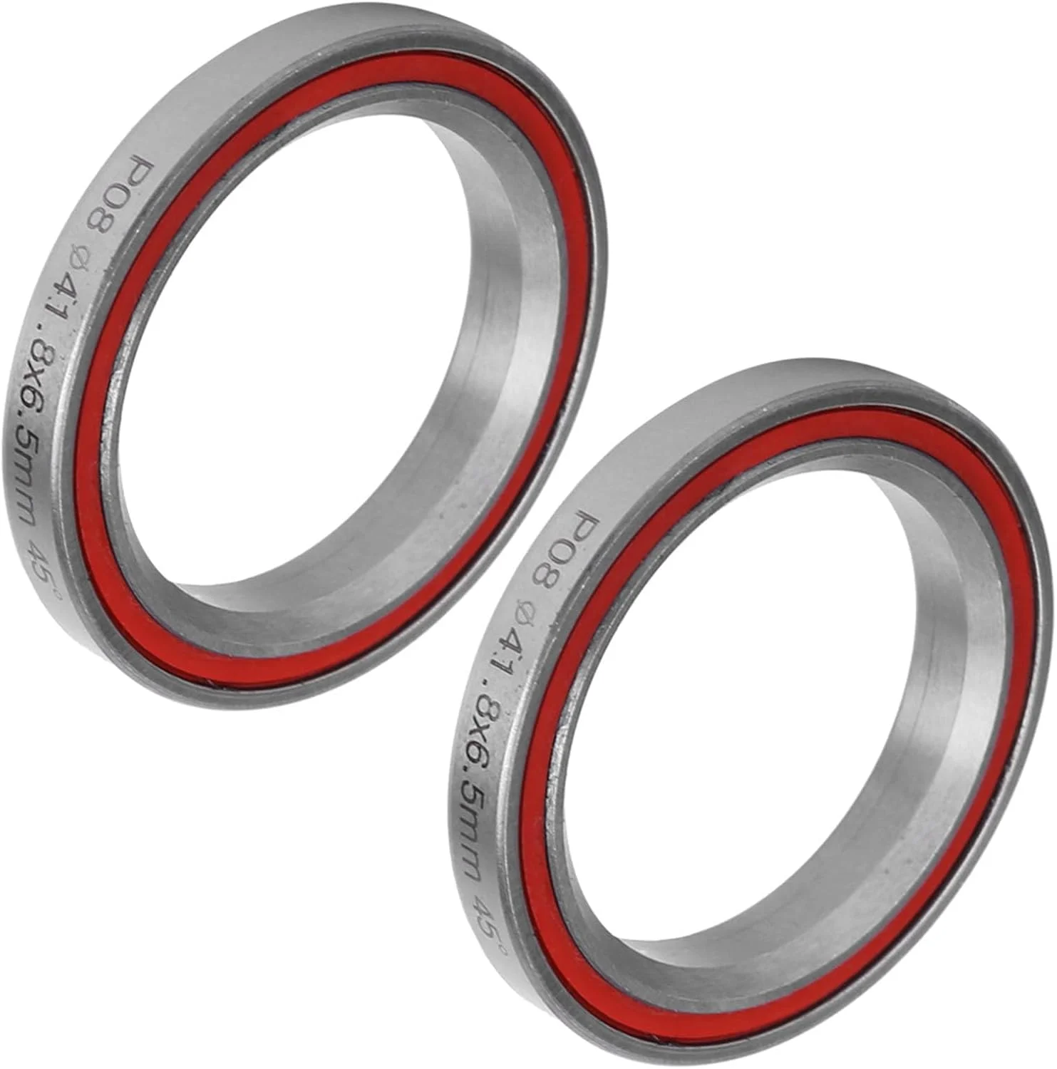 بلبرینگ دوتایی آب‌بندی شده Sorandy، ساخت نفیس، فولاد بادوام، ضد زنگ، مناسب برای مسابقات دوچرخه‌سواری و دوچرخه‌های کوهستانی، 2 عدد