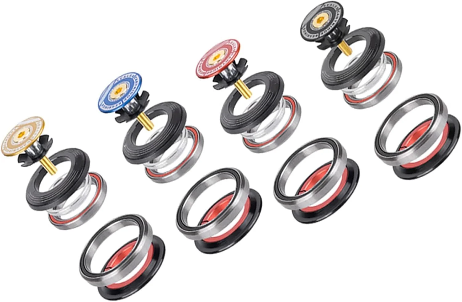 بلبرینگ هدست دوچرخه کورسی سوراندی 42 52 میلی متر لوله مخروطی لوله مستقیم، آلیاژ آلومینیوم با مقاومت بالا، بدون محو شدن رنگ و عمر طولانی، مناسب برای دوچرخه سواران کورسی بلبرینگ هدست دوچرخه کورسی سوراندی 42 52 میلی متر لوله مخروطی لوله مستقیم، آلیاژ آلومینیوم با مقاومت بالا، بدون محو شدن رنگ و عمر طولانی، مناسب برای دوچرخه سواران کورسی