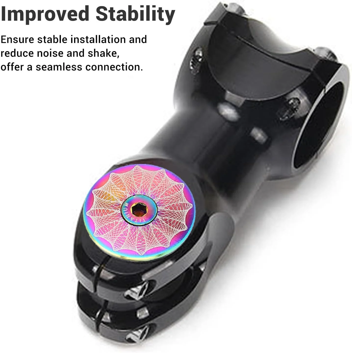 دربپوش بالایی دسته دوچرخه جیاوو، آلیاژ تیتانیوم شیک با قابلیت اتلاف حرارت برای دوچرخهسواران کوهستان و جاده دربپوش بالایی دسته دوچرخه جیاوو، آلیاژ تیتانیوم شیک با قابلیت اتلاف حرارت برای دوچرخهسواران کوهستان و جاده