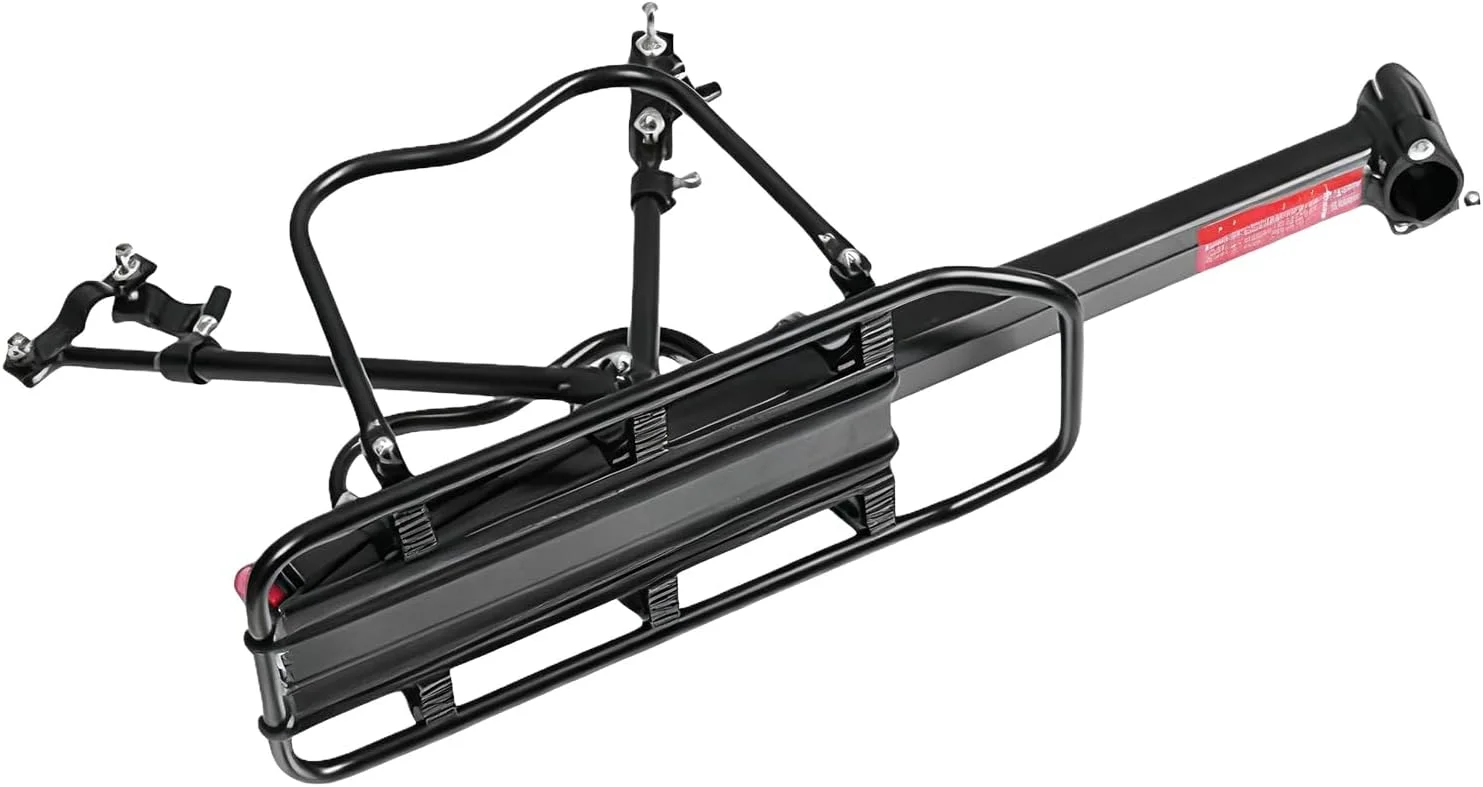 باربند دوچرخه | نصب سریع با ابزار - باربند جهانی برای حمل بار | مناسب دوچرخه های کوهستانی، شهری و جاده ای برای حمل تجهیزات و وسایل مورد نیاز آقایان و بانوان