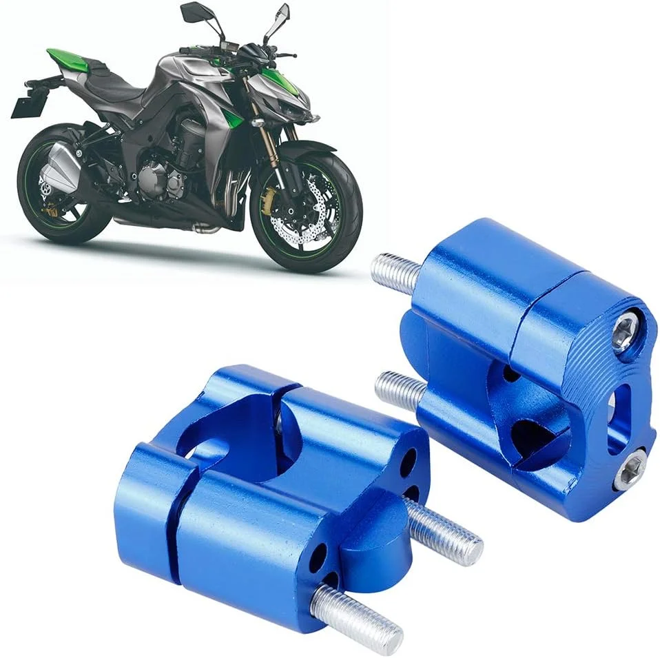 گیره های نصب فرمان موتور سیکلت مورلیان، آلیاژ آلومینیوم CNC، استحکام و دوام بالا، نصب آسان، 22mm/28mm، طلایی/قرمز/مشکی/خاکستری/آبی/نقره ای (جفت)