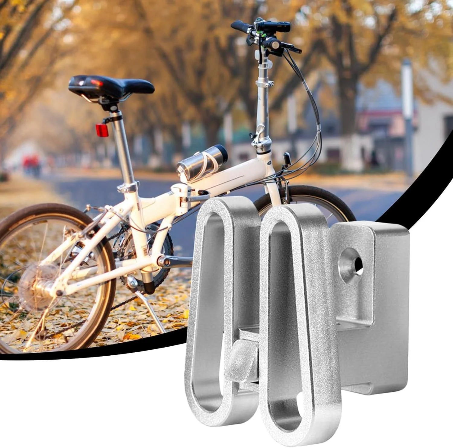 نگهدارنده جلویی دوچرخه | نگهدارنده جلویی دوچرخه آلیاژ آلومینیوم | قفسه بار برای کمپینگ در فضای باز، کوهستان، گاراژ، تحویل، دانشگاه، مدرسه، ساحل، سفر، جاده، پارک، پیک نیک