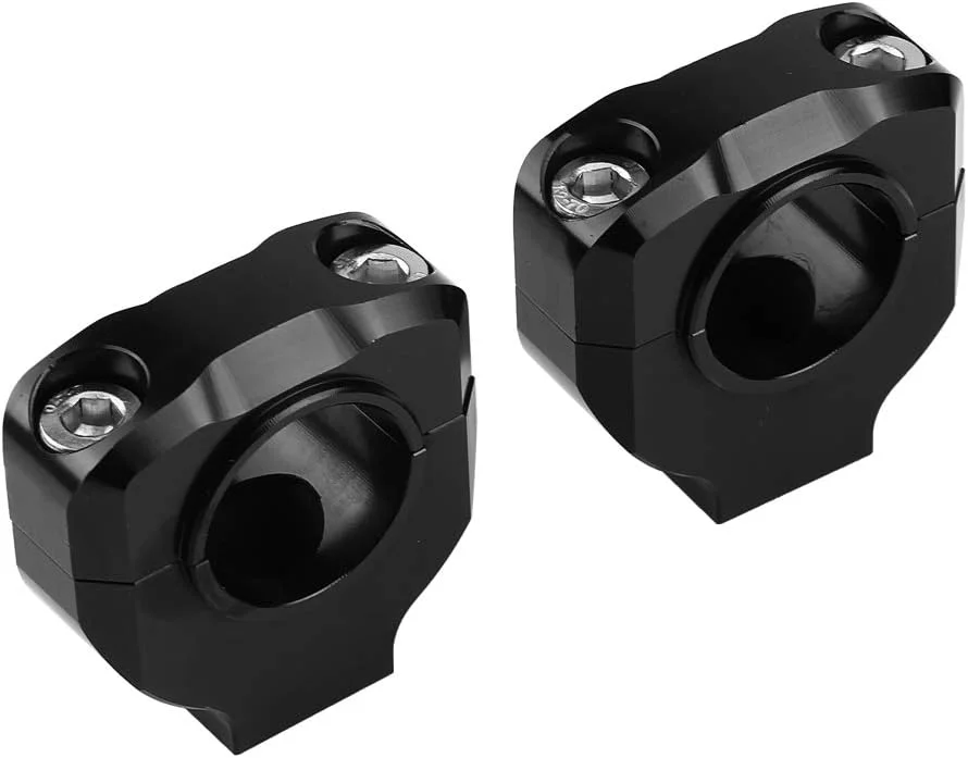 افزایش دهنده فرمان موتور سیکلت Cryfokt، گیره اهرمی آلیاژ آلومینیوم CNC بادوام برای تمام فرمان های 28 میلی متری افزایش دهنده فرمان موتور سیکلت Cryfokt، گیره اهرمی آلیاژ آلومینیوم CNC بادوام برای تمام فرمان های 28 میلی متری