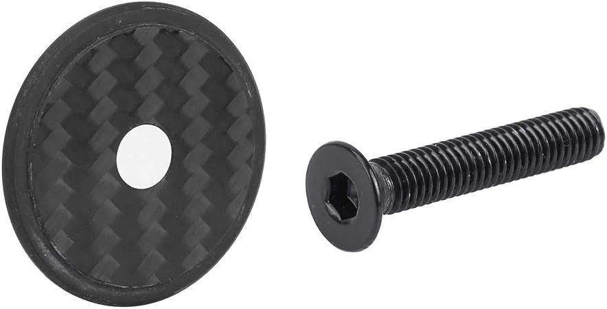 دربپوش بالایی کاسه فرمان دوچرخه کامپوزیتی سبک وزن برای دوچرخه کوهستان - مشکی