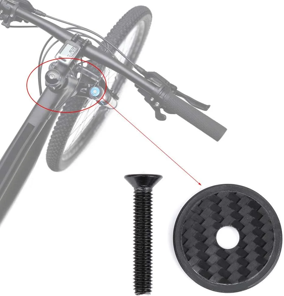 دربپوش بالایی کاسه فرمان دوچرخه کامپوزیتی سبک وزن برای دوچرخه کوهستان - مشکی دربپوش بالایی کاسه فرمان دوچرخه کامپوزیتی سبک وزن برای دوچرخه کوهستان - مشکی