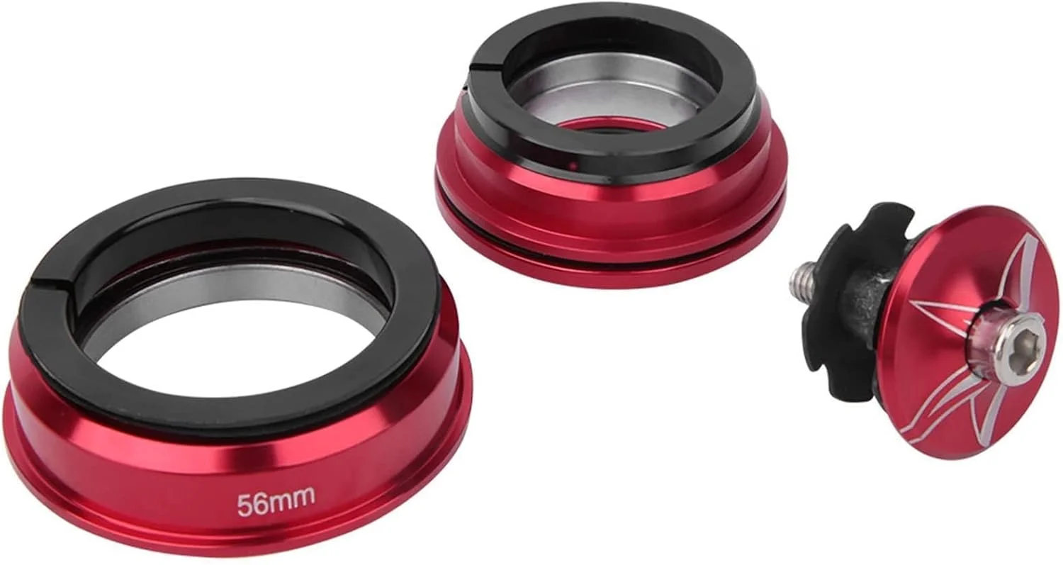 دسته فرمان دوچرخه 56 میلی‌متری با درپوش بادوام برای افزایش طول عمر دوچرخه‌سواران کوهستان، جایگزینی دسته فرمان آلیاژ آلومینیوم 44 تا 56 میلی‌متری