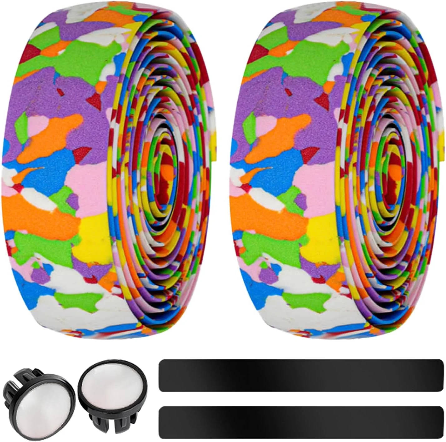 نوار فرمان - نوار EVA با قابلیت جذب شوک و چسبندگی، نوار فرمان دوچرخه | برای کاهش لرزش، موتورسواری، نصب راحت و ارتقا