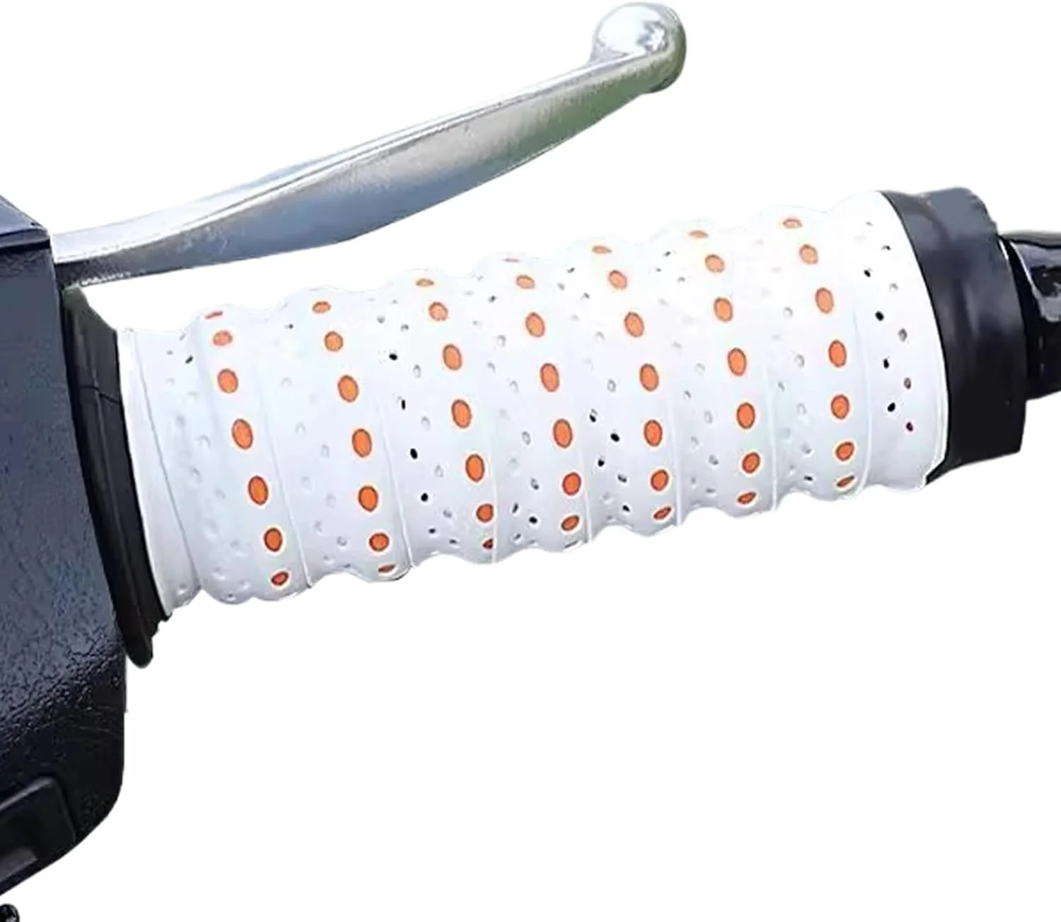 نوار فرمان - دسته فرمان سیلیکونی دوچرخه | دسته ضد ضربه | برای دوچرخه سواری، دوچرخه های برقی، ورزش، کمپینگ، اسکوتر، موتورسیکلت، ورزش