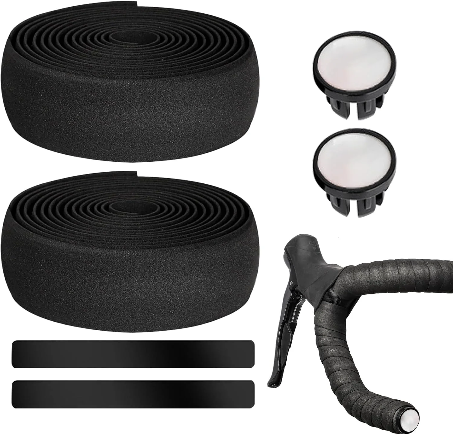 نوار فرمان برای دوچرخه کورسی | نوار چسب EVA جاذب ضربه - نوار فرمان دوچرخه، برای ارتقاء راحتی نصب موتورسواری و میرایی لرزش