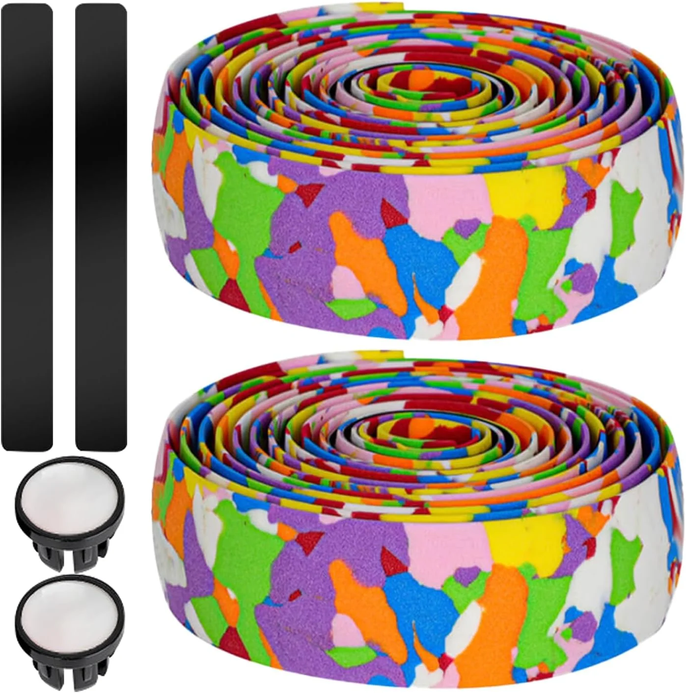 نوار فرمان برای دوچرخه کورسی، چسب EVA جاذب ضربه - نوار فرمان برای دوچرخه کورسی، برای ارتقاء راحتی، نصب، کاهش لرزش، موتورسواری نوار فرمان برای دوچرخه کورسی، چسب EVA جاذب ضربه - نوار فرمان برای دوچرخه کورسی، برای ارتقاء راحتی، نصب، کاهش لرزش، موتورسواری