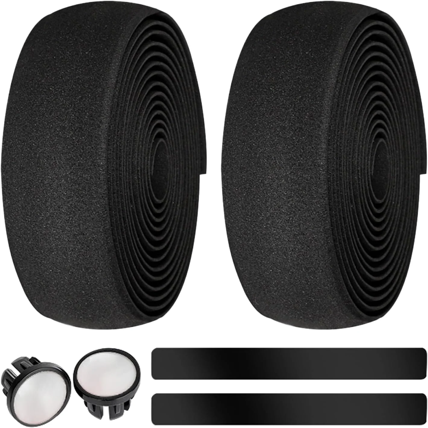 نوار فرمان برای دوچرخه کورسی - گریپ EVA جاذب ضربه - نوارهای فرمان دوچرخه | برای کاهش لرزش، موتورسواری، نصب آسان و ارتقاء راحتی