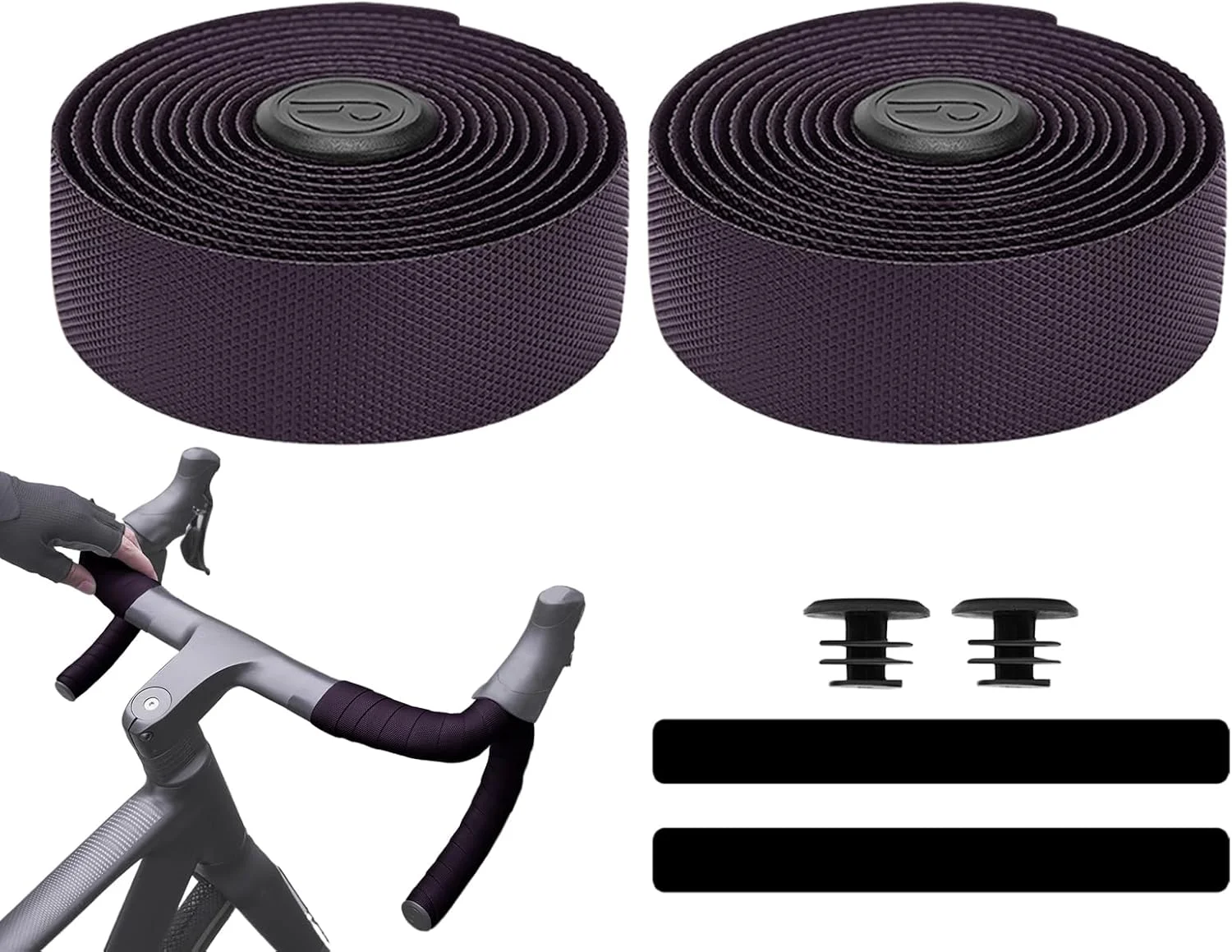 نوار فرمان - روکش فرمان چسبی راحت و جاذب ضربه - روکش دسته دوچرخه ورزشی، برای سواری راحت، چسبندگی بیشتر، مناسب روزهای بارانی نوار فرمان - روکش فرمان چسبی راحت و جاذب ضربه - روکش دسته دوچرخه ورزشی، برای سواری راحت، چسبندگی بیشتر، مناسب روزهای بارانی