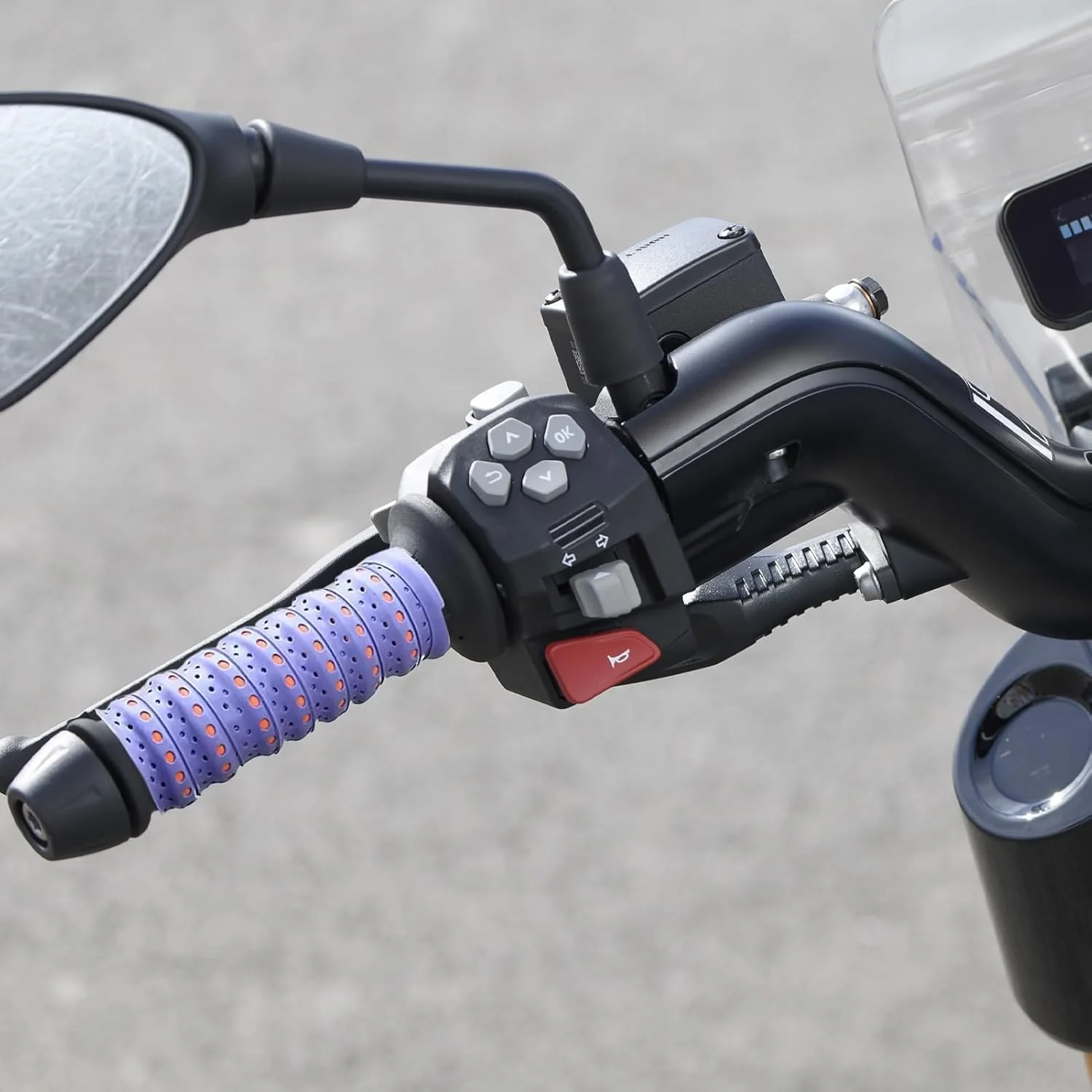 نوار فرمان دوچرخه، روکش سیلیکونی فرمان دوچرخه - روکش فرمان ضد لغزش | برای دوچرخه سواری، ورزش های کوهستانی، کمپینگ، اسکوتر، موتورسیکلت نوار فرمان دوچرخه، روکش سیلیکونی فرمان دوچرخه - روکش فرمان ضد لغزش | برای دوچرخه سواری، ورزش های کوهستانی، کمپینگ، اسکوتر، موتورسیکلت