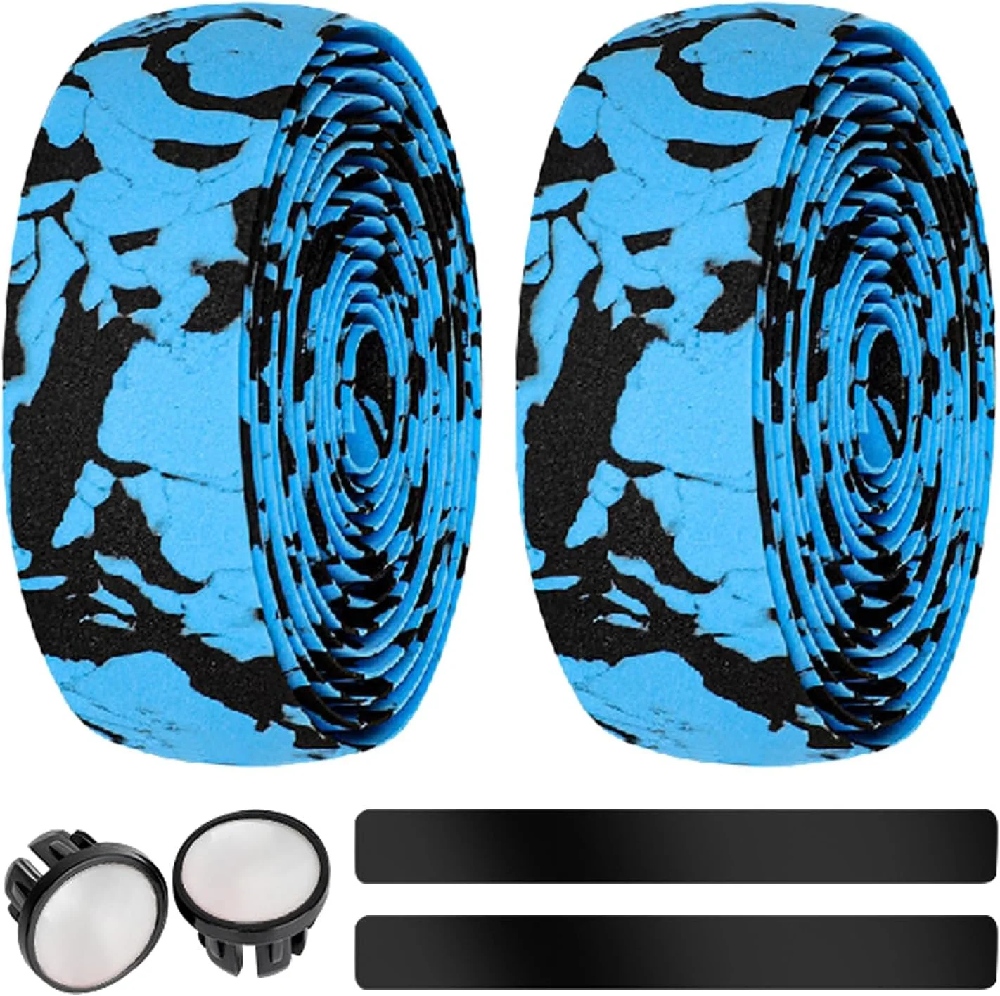 نوار فرمان دوچرخه - گریپ EVA ضد ضربه - نوارهای فرمان دوچرخه | برای کاهش لرزش، موتورسواری، نصب آسان، ارتقاء راحتی نوار فرمان دوچرخه - گریپ EVA ضد ضربه - نوارهای فرمان دوچرخه | برای کاهش لرزش، موتورسواری، نصب آسان، ارتقاء راحتی