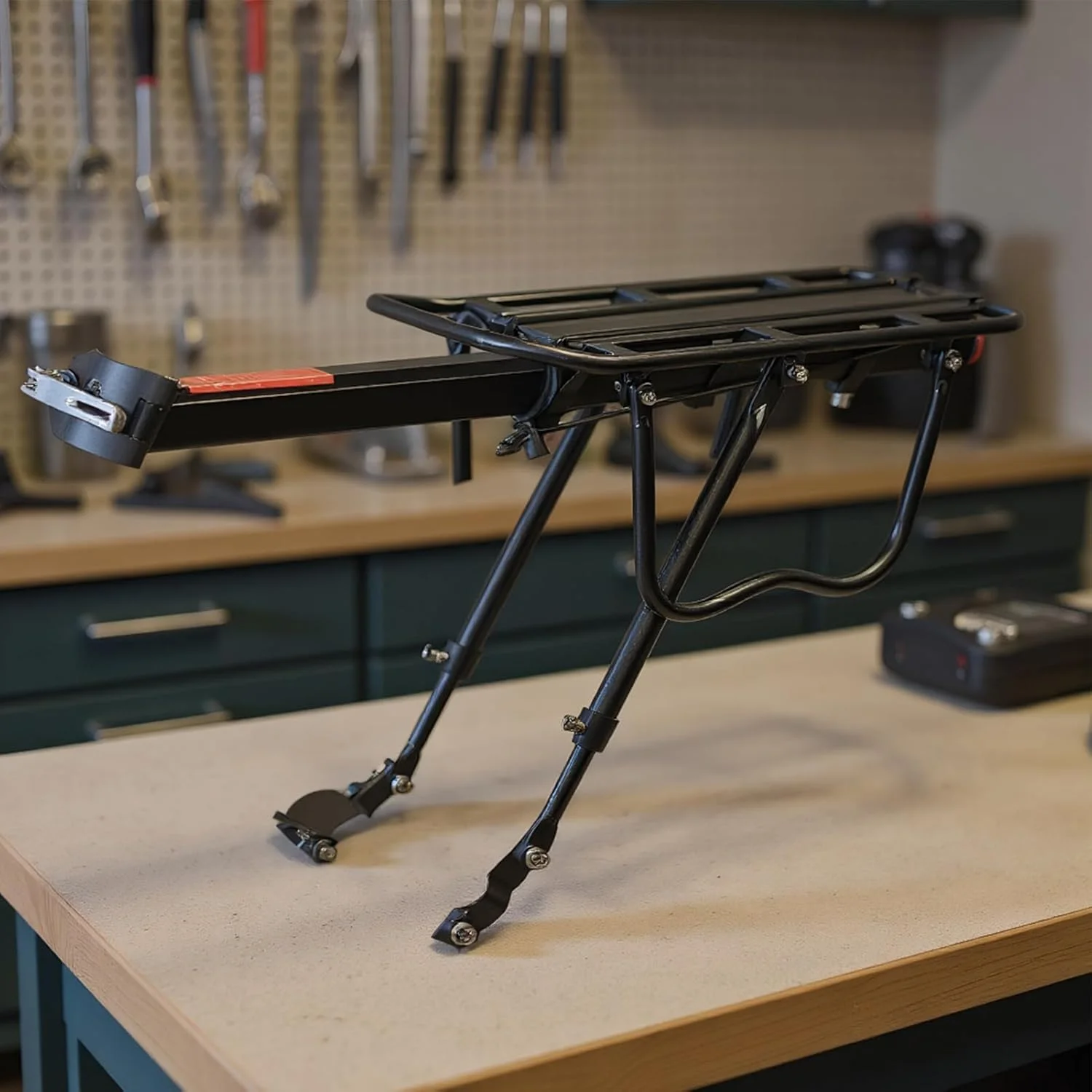 باربند عقب دوچرخه - آلیاژ آلومینیوم با ظرفیت بار ۲۵ کیلوگرم، قابل افزایش طول، باربند جهانی دوچرخه برای حمل بار | مناسب برای دوچرخه‌سواری جاده، کوهستان و شهری، تجهیزات و وسایل حمل بار، مناسب برای آقایان و بانوان