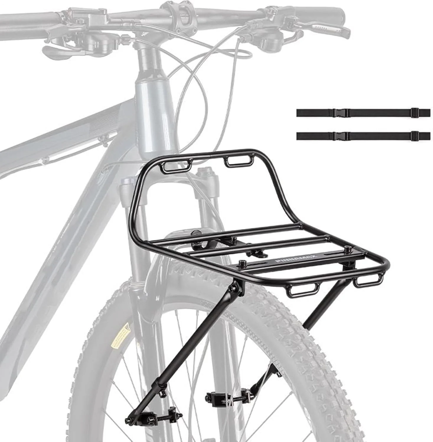 جلوپنجره دوچرخه، نگهدارنده و محل نگهداری آلومینیومی | به همراه تسمه، مناسب برای دوچرخه کوهستانی، برای پارکینگ داخلی گاراژ، دوچرخه سواری ساحلی و جاده