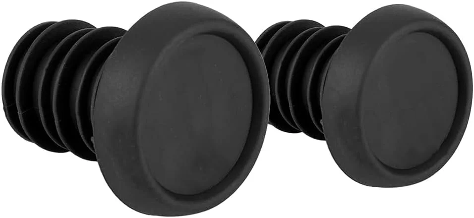 سردسته فرمان دوچرخه Cryfokt، درپوش لاستیکی ضد پیری برای فرمان دوچرخه کوهستان و اسکوتر (دسته ODI مشکی)