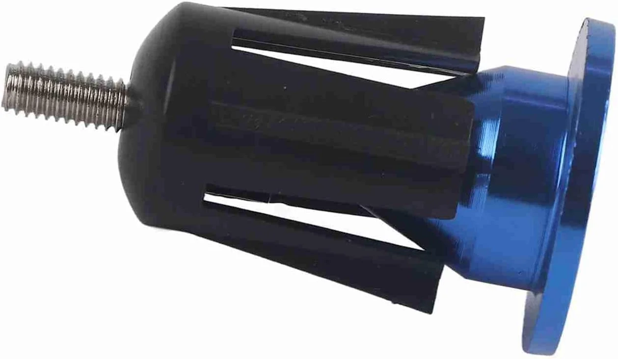 دسته دوشاخ دوچرخه Cryfokt با روکش آنودایز شده، ماشین کاری CNC و سرپوش های سبک وزن برای دوچرخه های تاشو، قطعات جایگزین بادوام (آبی)