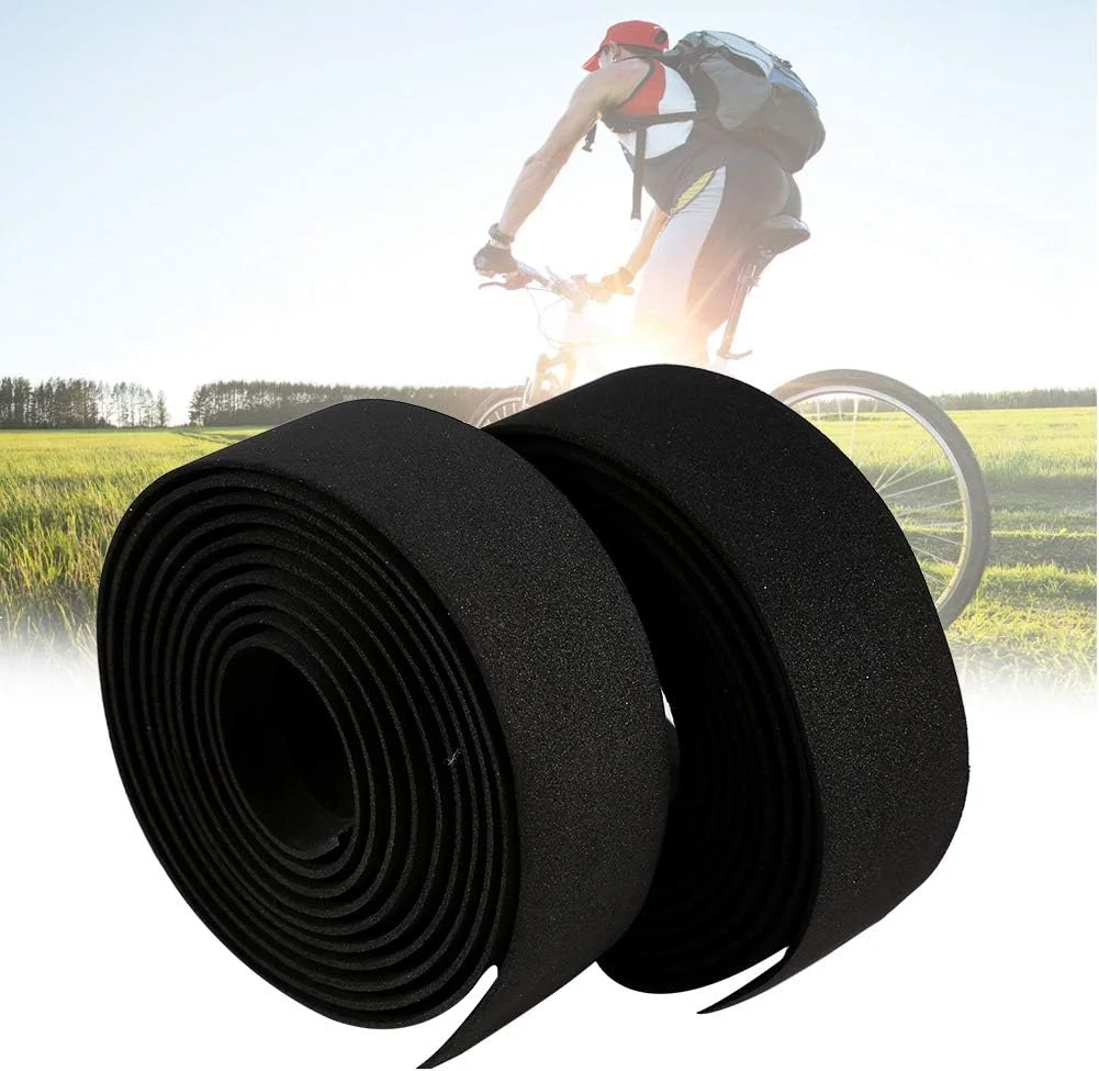 نوار فرمان دوچرخه، نوار فرمان راحت و بادوام، 2 عدد نوار رنگی برای دوچرخه سواری، دوچرخه کورسی و دوچرخه