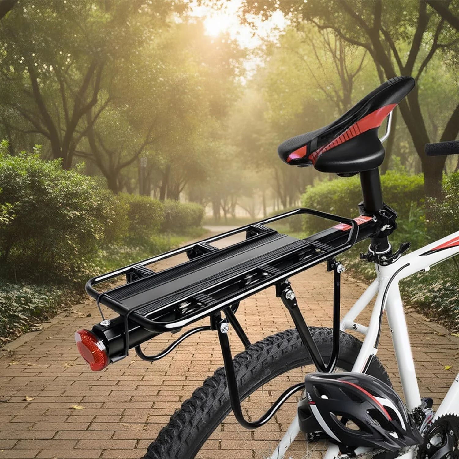 باربند دوچرخه - نصب سریع با ابزار، باربند عقب دوچرخه، مناسب برای دوچرخه سواری جاده، کوهستان و شهر، حمل بار و تجهیزات، مناسب آقایان و بانوان باربند دوچرخه - نصب سریع با ابزار، باربند عقب دوچرخه، مناسب برای دوچرخه سواری جاده، کوهستان و شهر، حمل بار و تجهیزات، مناسب آقایان و بانوان