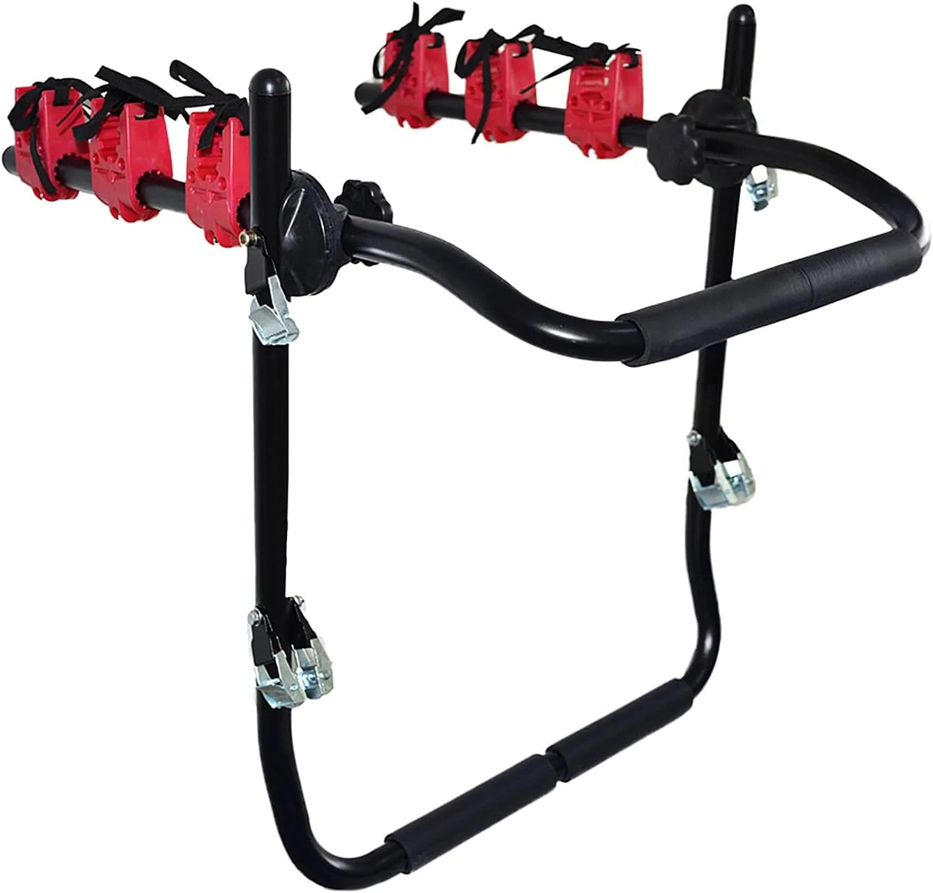 نگهدارنده دوچرخه صندوق عقب خودرو Fawoonu، مناسب برای 3 دوچرخه، مقاوم و بادوام، سازگار با کامیون ها، شاسی بلندها و مینی ون ها