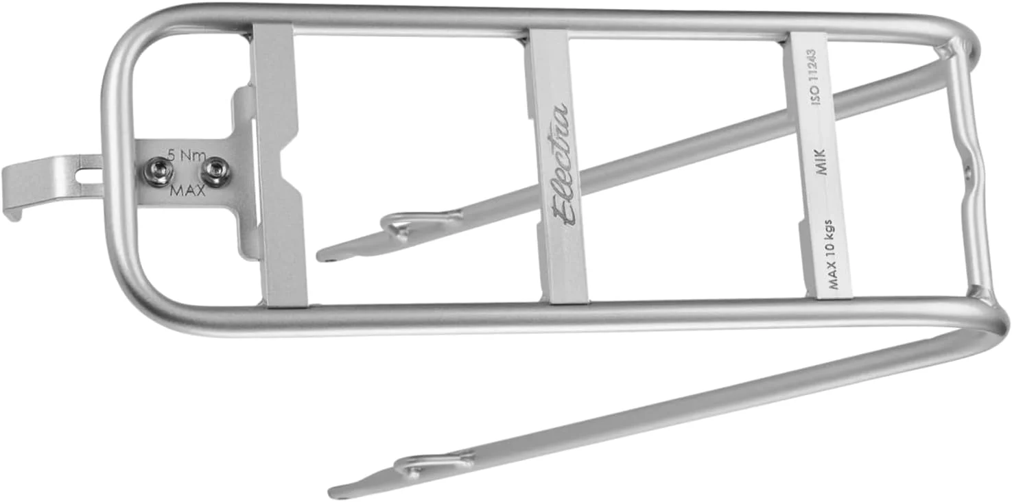 باربند جلوی دوچرخه Electra مدل Alloy MIK، نقره ای، لوازم جانبی نگهداری بار دوچرخه باربند جلوی دوچرخه Electra مدل Alloy MIK، نقره ای، لوازم جانبی نگهداری بار دوچرخه