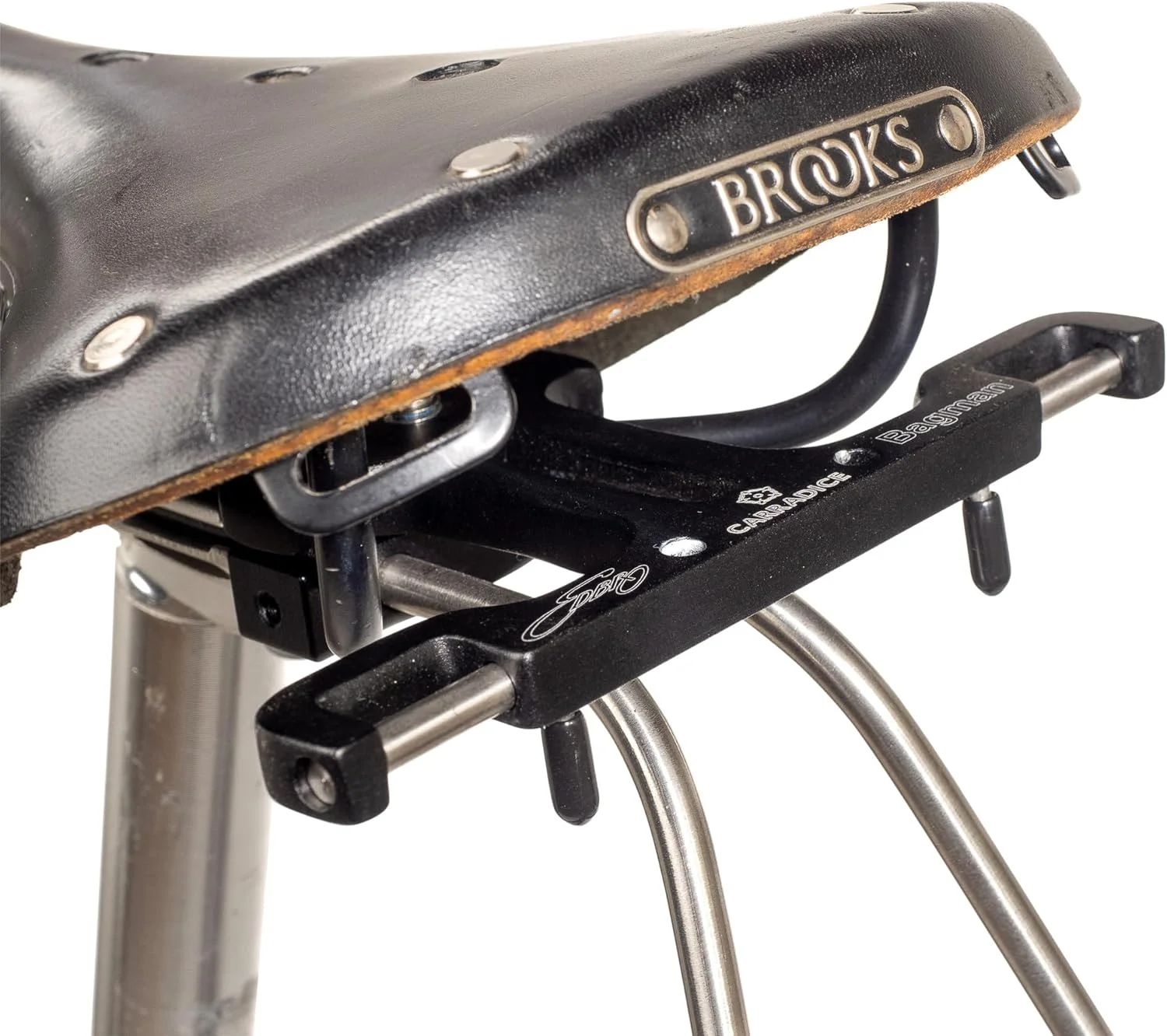 نگهدارنده بزرگ خورجین زین Bagman Expedition برای دوچرخه، رهاسازی سریع، پشتیبانی از ترکبند عقب، پایداری بالا، نصب آسان نگهدارنده بزرگ خورجین زین Bagman Expedition برای دوچرخه، رهاسازی سریع، پشتیبانی از ترکبند عقب، پایداری بالا، نصب آسان