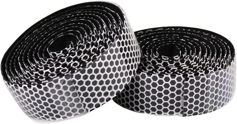 نوار فرمان دوچرخه پپیسکی، 2 رول، مناسب دوچرخه کوهستان و جاده، ضد لغزش، به همراه درپوش انتهایی فرمان و جذب شوک