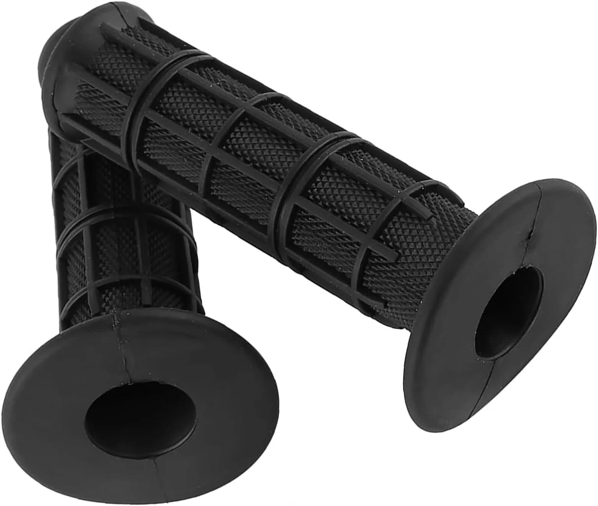 دستگیره های فرمان موتور سیکلت سیلیکونی ضد لغزش و راحت موریلین، مقاوم در برابر خوردگی و دمای پایین، کیت کامل برای فرمان های 7/8 اینچی، نصب آسان با سطح نوار شبکه ای