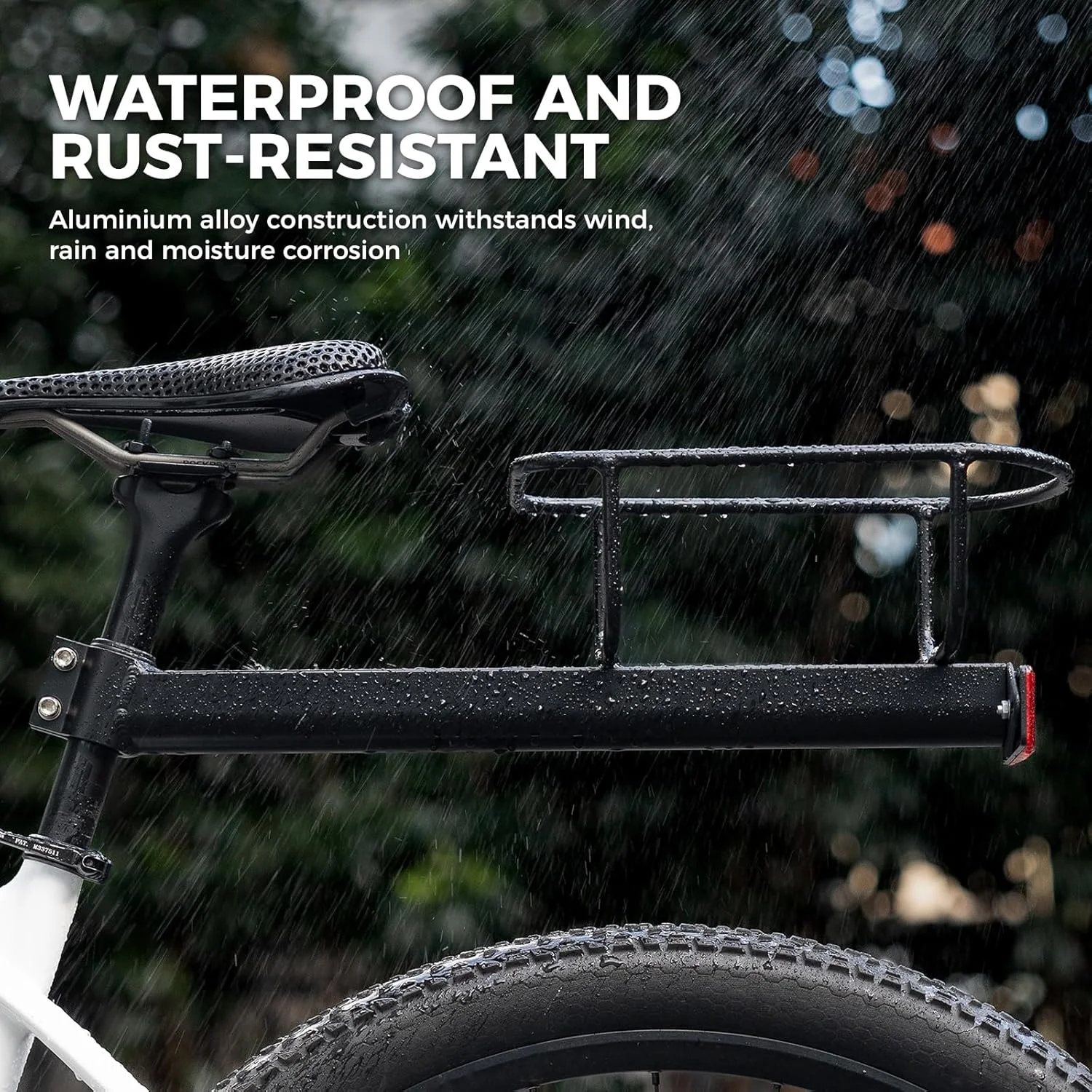 رکاب باربند دوچرخه ROCKBROS آلیاژ آلومینیوم با کیف پشتی 8 لیتری، شبرنگ و سیستم رهاسازی سریع، مناسب برای میله زین های گرد، ظرفیت بار 6 کیلوگرم برای دوچرخه کوهستان رکاب باربند دوچرخه ROCKBROS آلیاژ آلومینیوم با کیف پشتی 8 لیتری، شبرنگ و سیستم رهاسازی سریع، مناسب برای میله زین های گرد، ظرفیت بار 6 کیلوگرم برای دوچرخه کوهستان