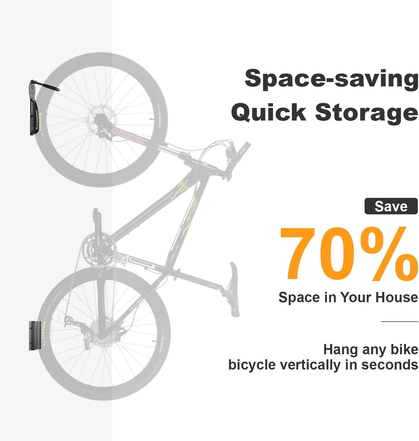 نگهدارنده دیواری دوچرخه تودکو به همراه سینی لاستیک عقب، قلاب آویز عمودی دوچرخه برای داخل خانه، گاراژ، انباری، مناسب برای آویزان کردن دوچرخه های جاده ای، کوهستانی یا هیبریدی، بسته 2 عددی نگهدارنده دیواری دوچرخه تودکو به همراه سینی لاستیک عقب، قلاب آویز عمودی دوچرخه برای داخل خانه، گاراژ، انباری، مناسب برای آویزان کردن دوچرخه های جاده ای، کوهستانی یا هیبریدی، بسته 2 عددی