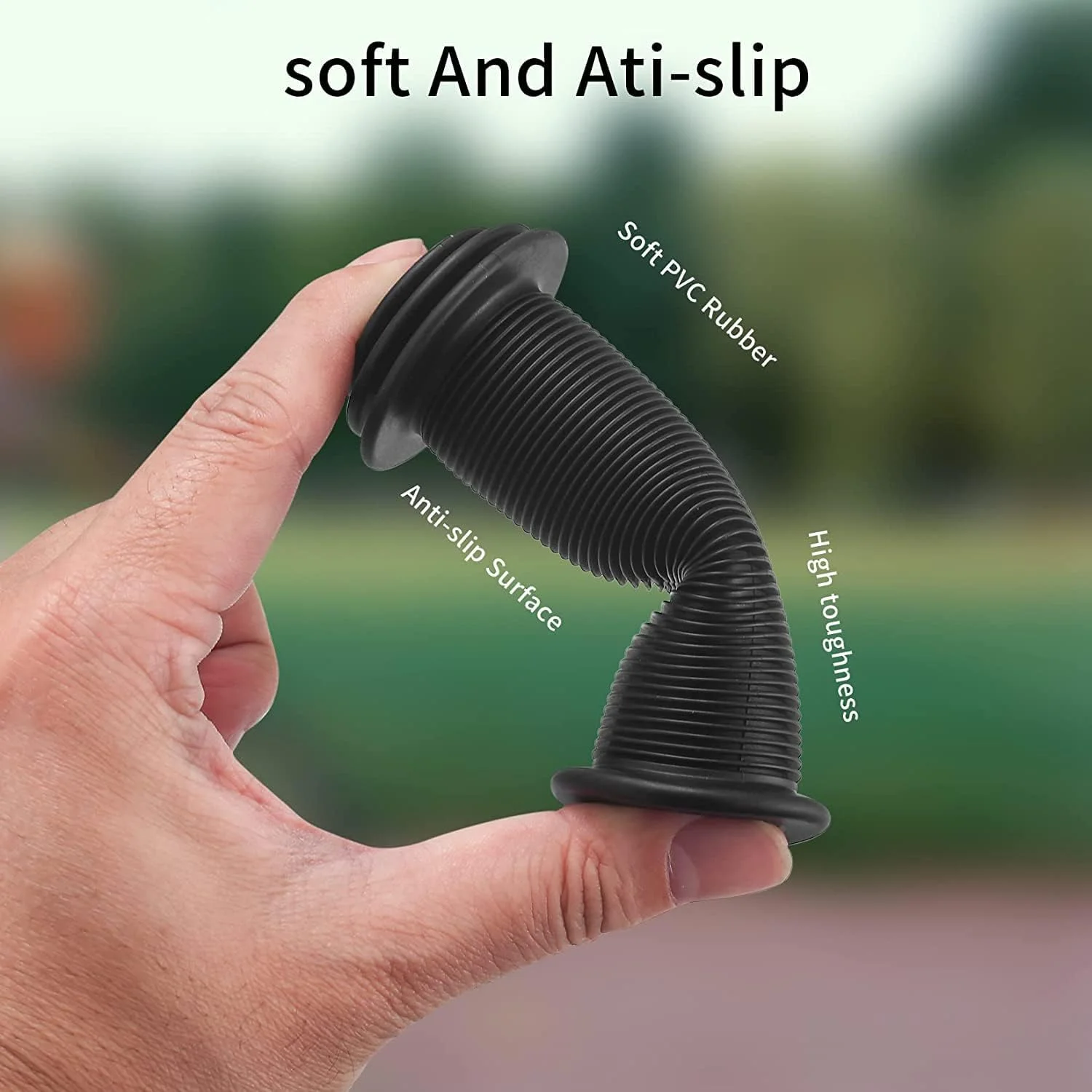 دستگیره فرمان دوچرخه SYOSI 22 میلیمتری لاستیکی ضد لغزش برای دوچرخههای کوهستانی BMX استاندارد کودکان - مشکی/قرمز 2 جفت دستگیره فرمان دوچرخه SYOSI 22 میلیمتری لاستیکی ضد لغزش برای دوچرخههای کوهستانی BMX استاندارد کودکان - مشکی/قرمز 2 جفت