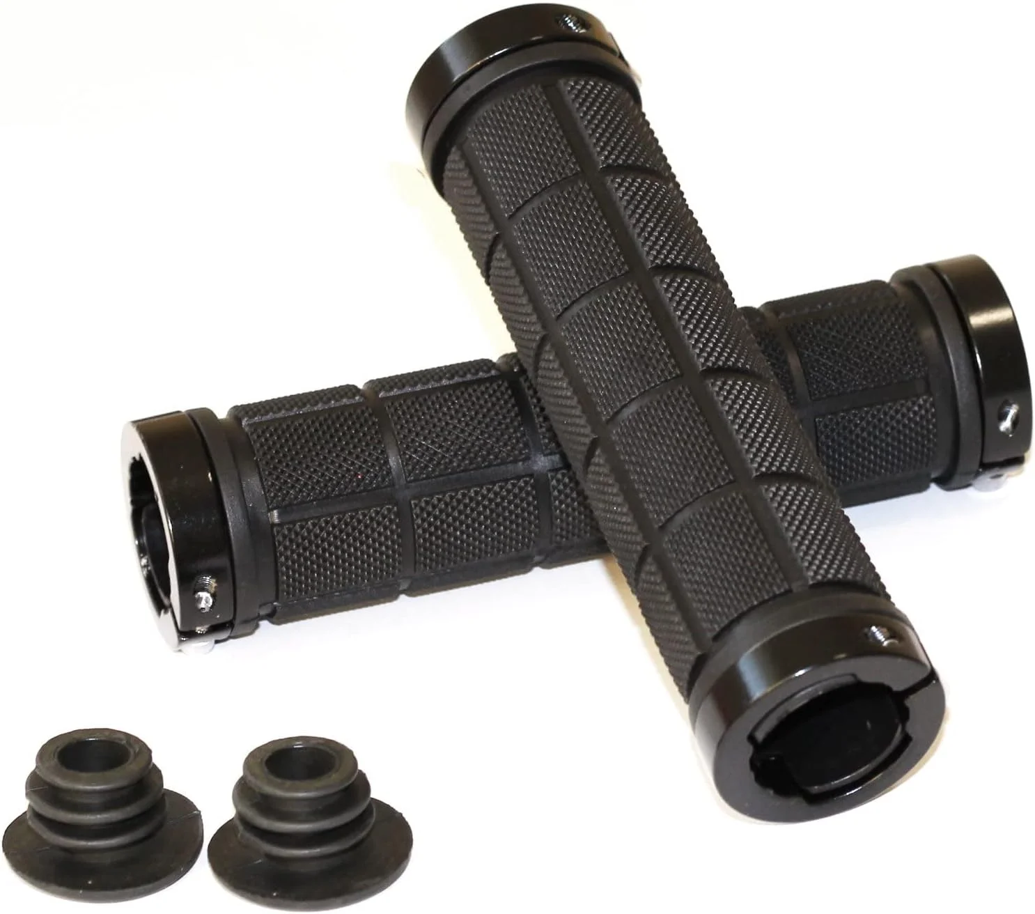 دستگیره فرمان دوچرخه KASTWAVE، دستگیره لاستیکی ضد لغزش برای دوچرخه کوهستان MTB/BMX، لوازم جانبی دوچرخه مشکی، بسته 2 عددی دستگیره فرمان دوچرخه KASTWAVE، دستگیره لاستیکی ضد لغزش برای دوچرخه کوهستان MTB/BMX، لوازم جانبی دوچرخه مشکی، بسته 2 عددی