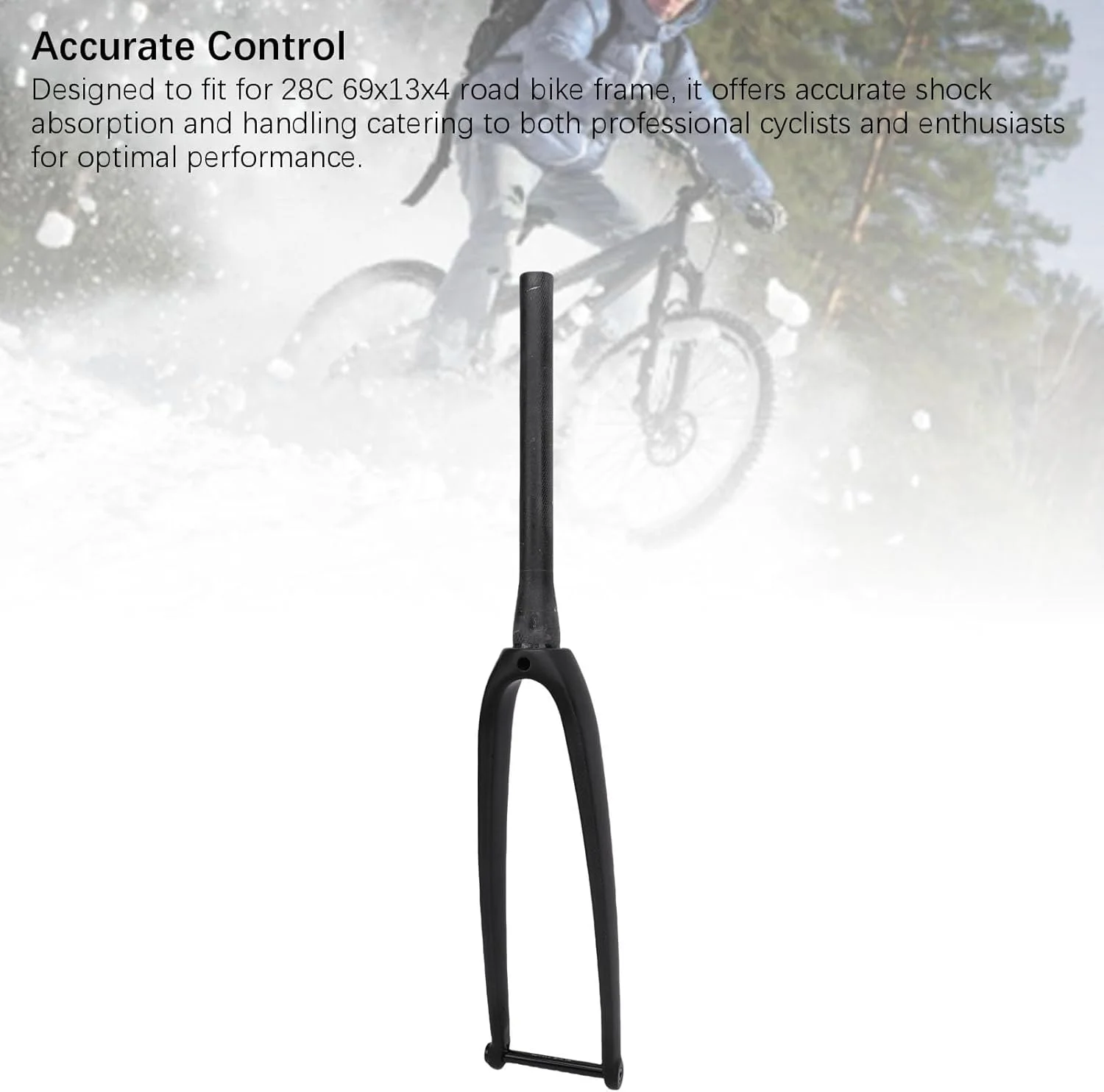 دوشاخ جلوی دوچرخه، دوشاخ دوچرخه جاده‌ای از جنس مواد کامپوزیتی سبک برای دوچرخه‌سواری