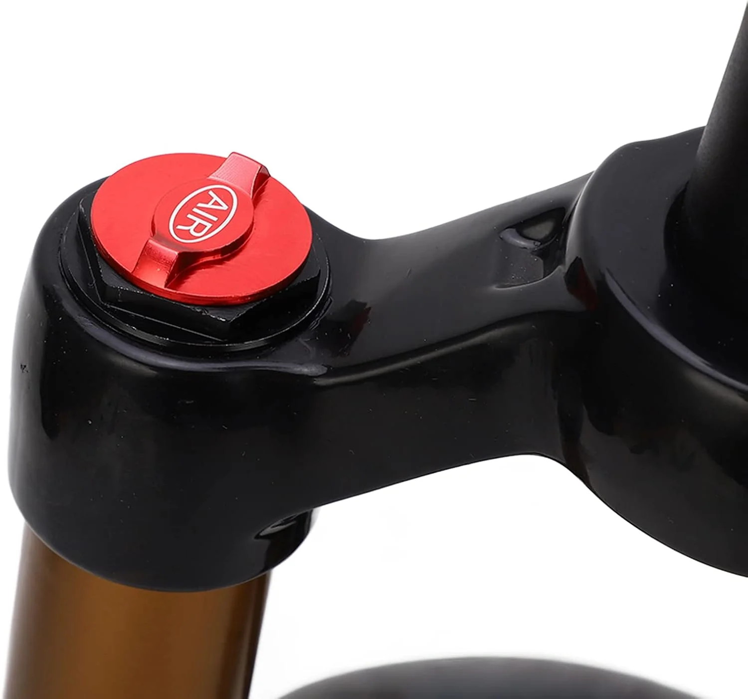 دوشاخ تعلیق دوچرخه 120 میلی‌متری، دوشاخ آلیاژ آلومینیوم Mg فنری بادی جلو 26 اینچی لوله فرمان مستقیم برای دوچرخه‌های کوهستانی