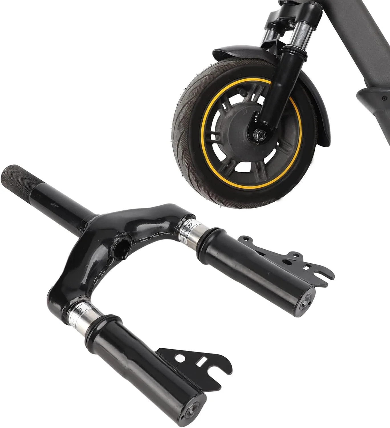 دوشاخ جلو کمک فنردار اسکوتر برقی، ضد لرزش، طراحی حرفه ای، نصب آسان، برای تجربه سواری راحت تر دوشاخ جلو کمک فنردار اسکوتر برقی، ضد لرزش، طراحی حرفه ای، نصب آسان، برای تجربه سواری راحت تر